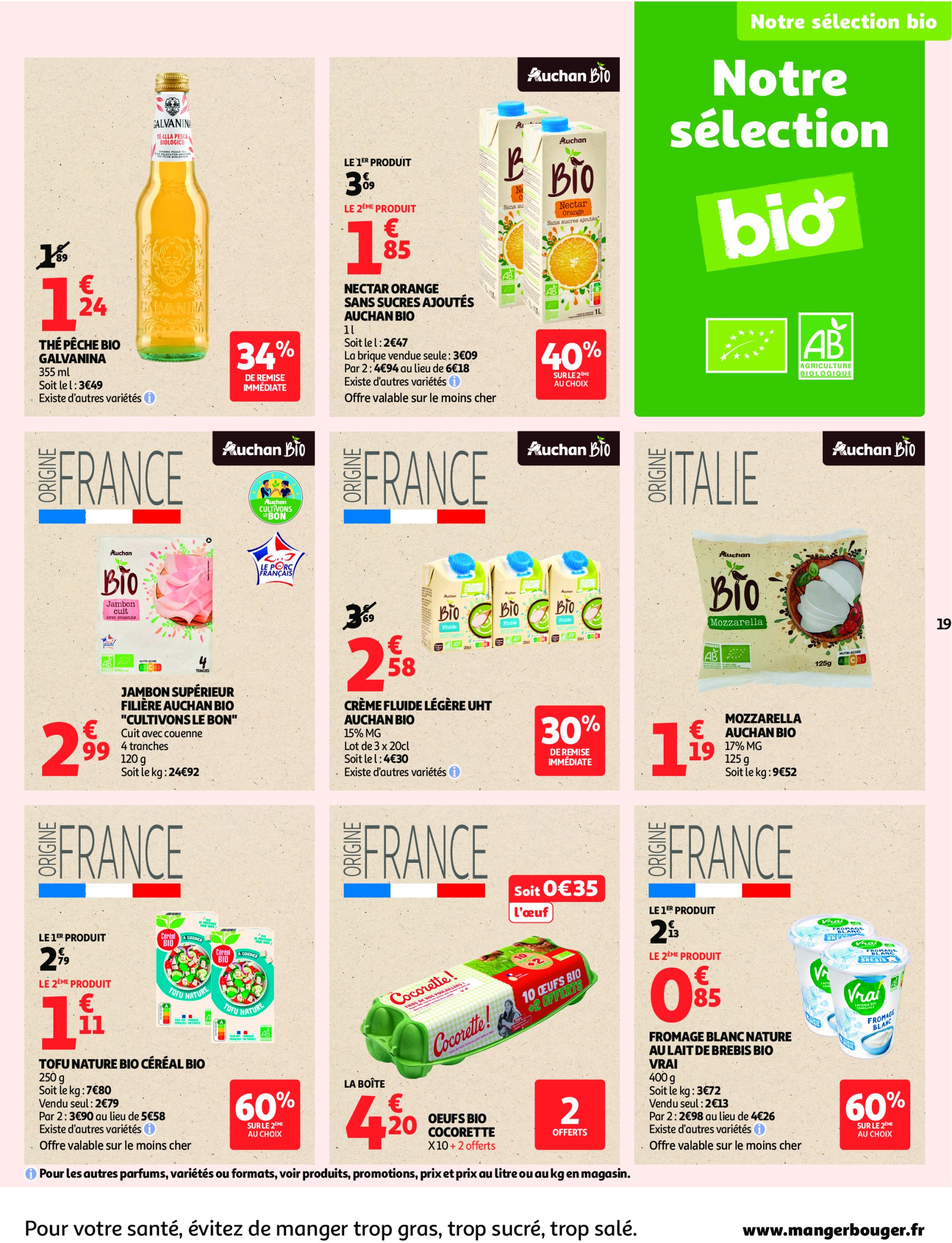 auchan - Auchan - C'est bon de rentrer moins cher folder geldig vanaf 01/07 - 13/07 - page: 19 auchan - Auchan - C'est bon de rentrer moins cher folder geldig vanaf 01/07 - 13/07 - page: 19