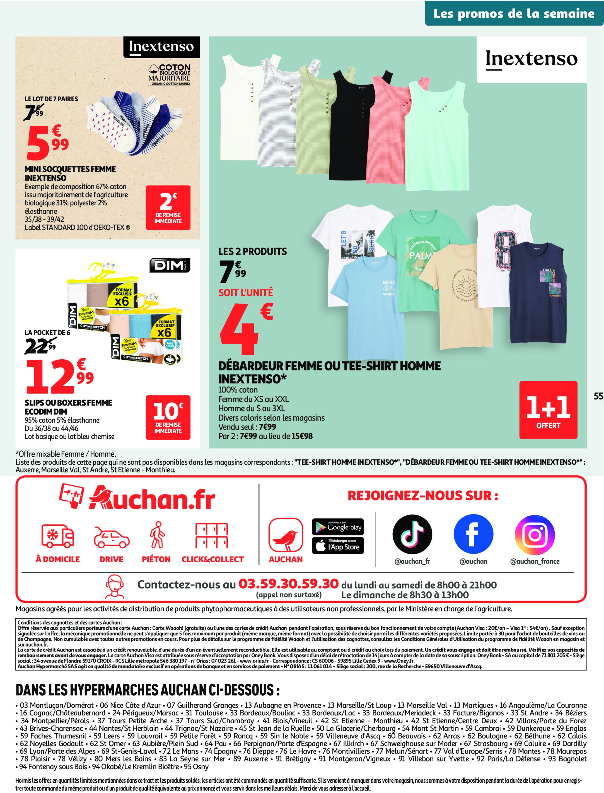 auchan - Auchan - C'est bon de rentrer moins cher folder geldig vanaf 01/07 - 13/07 - page: 55 auchan - Auchan - C'est bon de rentrer moins cher folder geldig vanaf 01/07 - 13/07 - page: 55