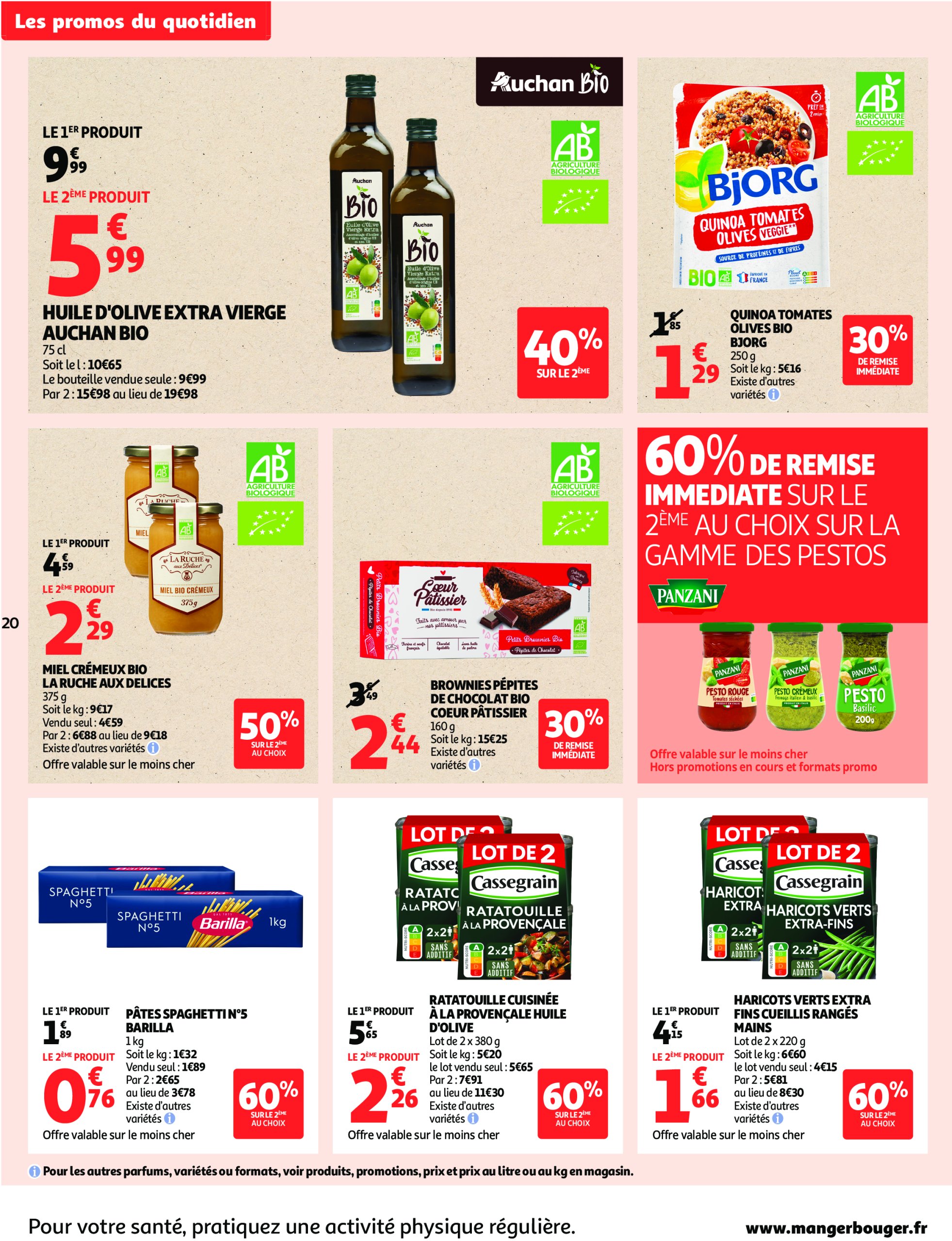 auchan - Auchan - C'est bon de rentrer moins cher folder geldig vanaf 01/07 - 13/07 - page: 20 auchan - Auchan - C'est bon de rentrer moins cher folder geldig vanaf 01/07 - 13/07 - page: 20