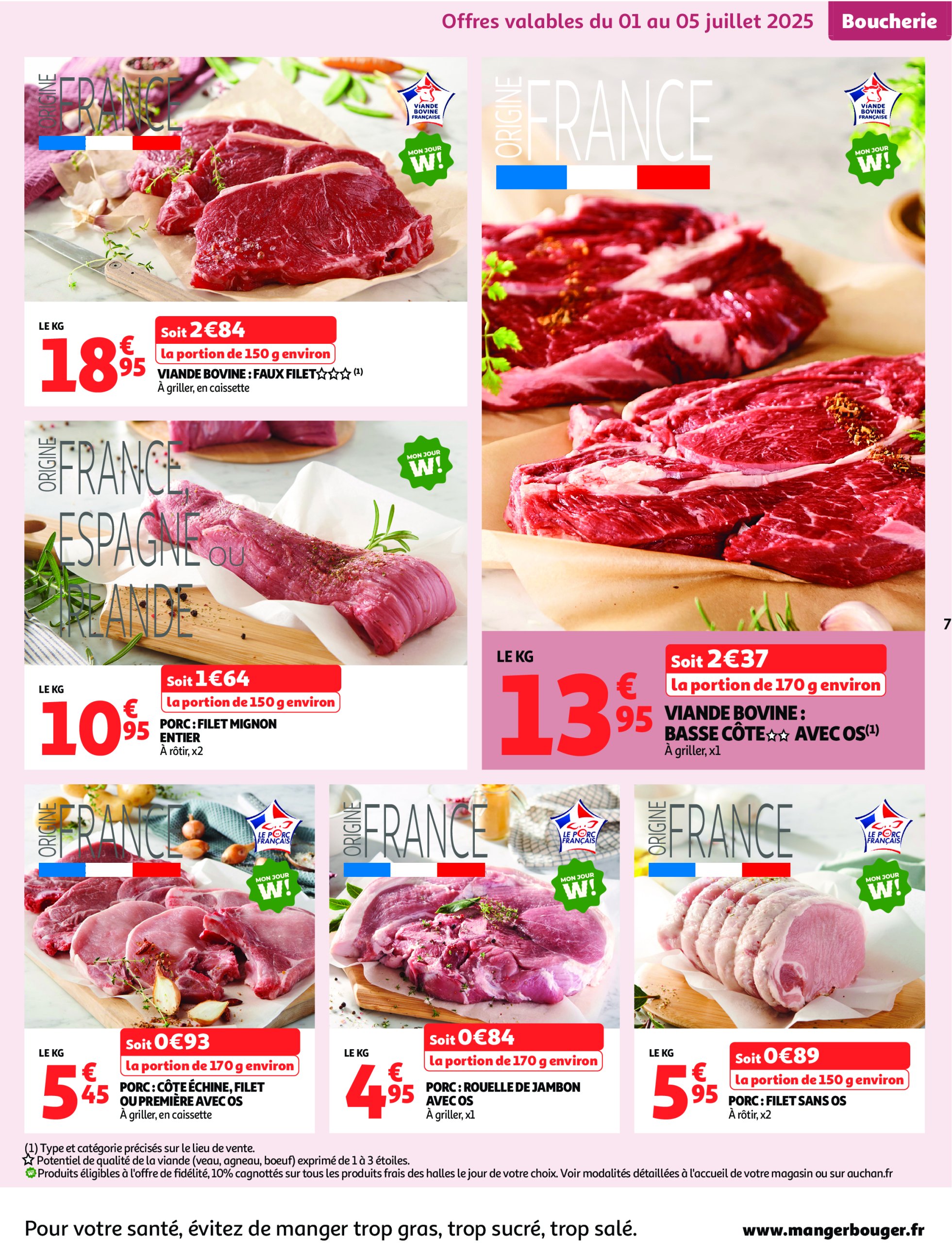 auchan - Auchan - C'est bon de rentrer moins cher folder geldig vanaf 01/07 - 13/07 - page: 7 auchan - Auchan - C'est bon de rentrer moins cher folder geldig vanaf 01/07 - 13/07 - page: 7