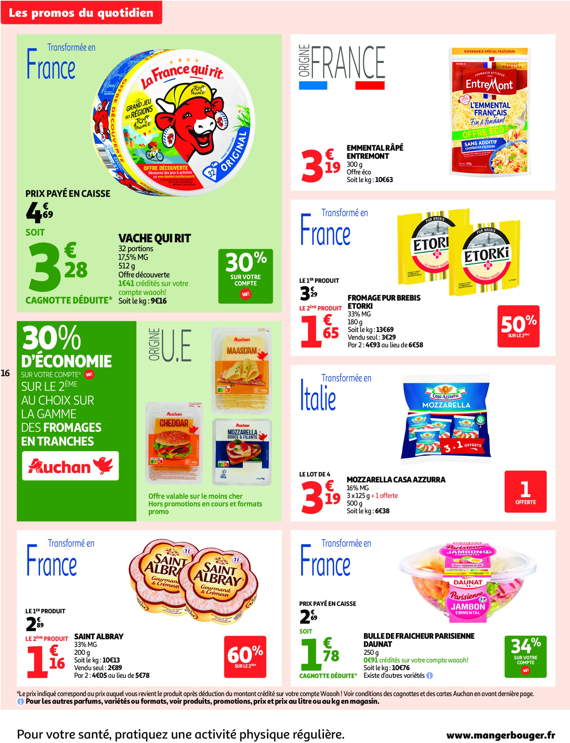 auchan - Auchan - C'est bon de rentrer moins cher folder geldig vanaf 01/07 - 13/07 - page: 16 auchan - Auchan - C'est bon de rentrer moins cher folder geldig vanaf 01/07 - 13/07 - page: 16