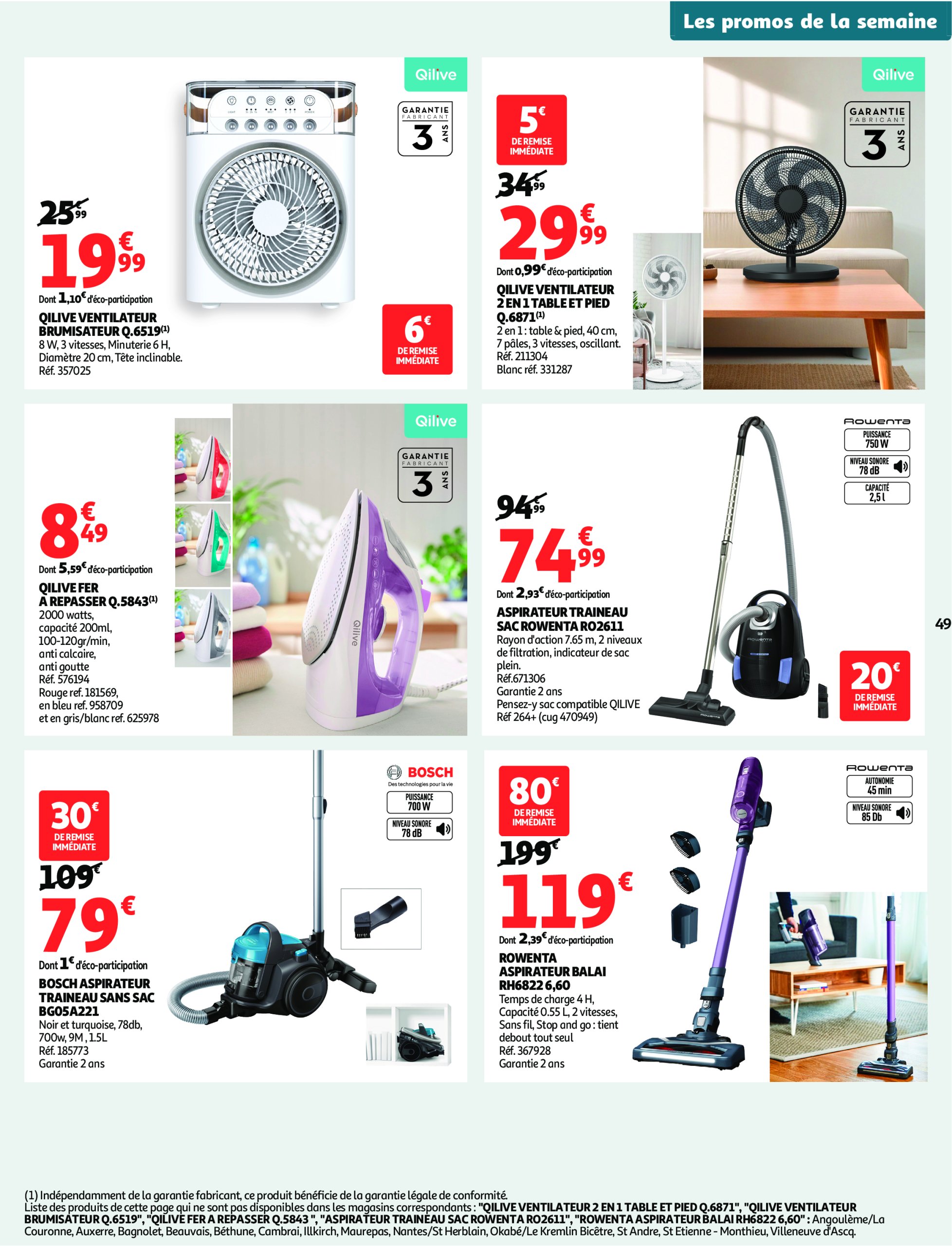 auchan - Auchan - C'est bon de rentrer moins cher folder geldig vanaf 01/07 - 13/07 - page: 49 auchan - Auchan - C'est bon de rentrer moins cher folder geldig vanaf 01/07 - 13/07 - page: 49