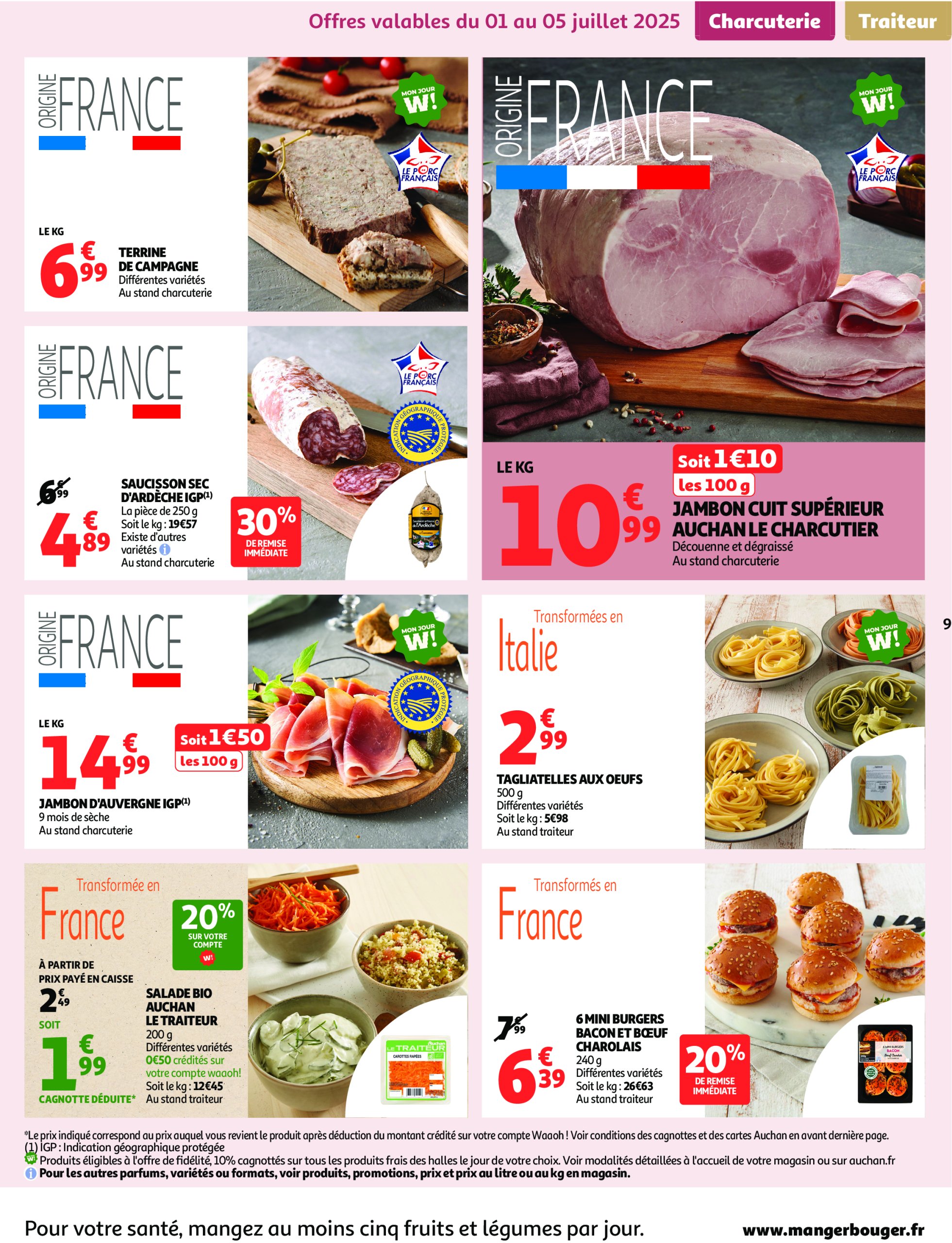 auchan - Auchan - C'est bon de rentrer moins cher folder geldig vanaf 01/07 - 13/07 - page: 9 auchan - Auchan - C'est bon de rentrer moins cher folder geldig vanaf 01/07 - 13/07 - page: 9