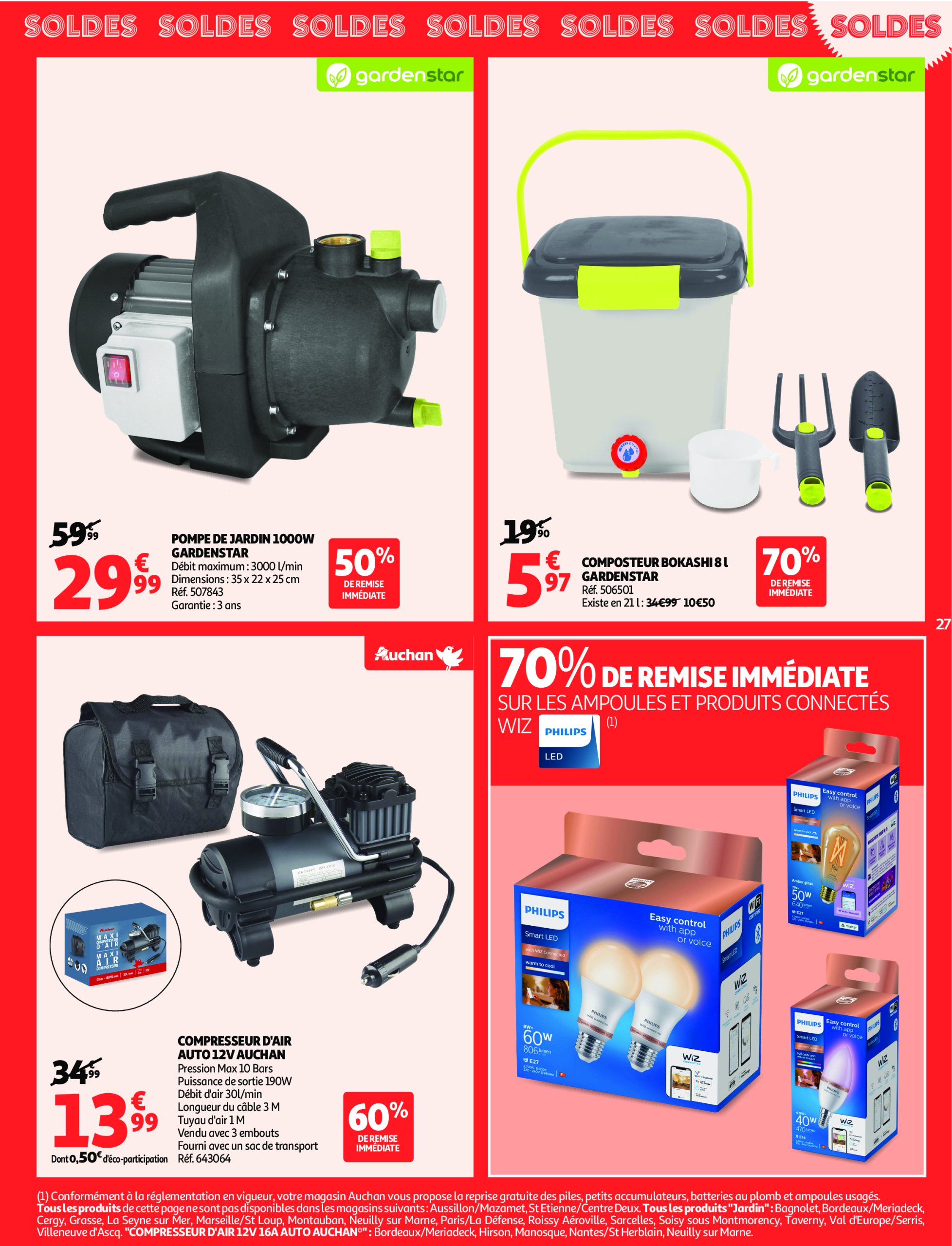 auchan - Auchan - Jusqu'à -70% folder geldig vanaf 25/06 - 22/07 - page: 27