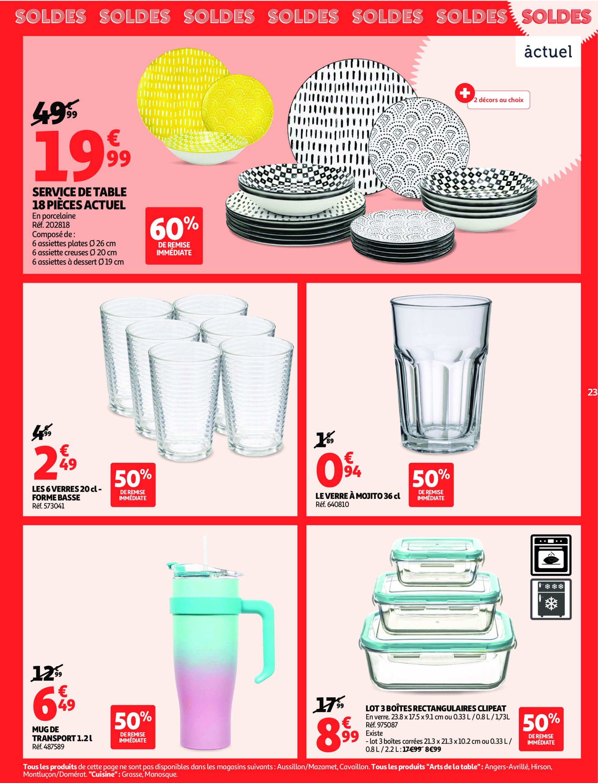 auchan - Auchan - Jusqu'à -70% folder geldig vanaf 25/06 - 22/07 - page: 23