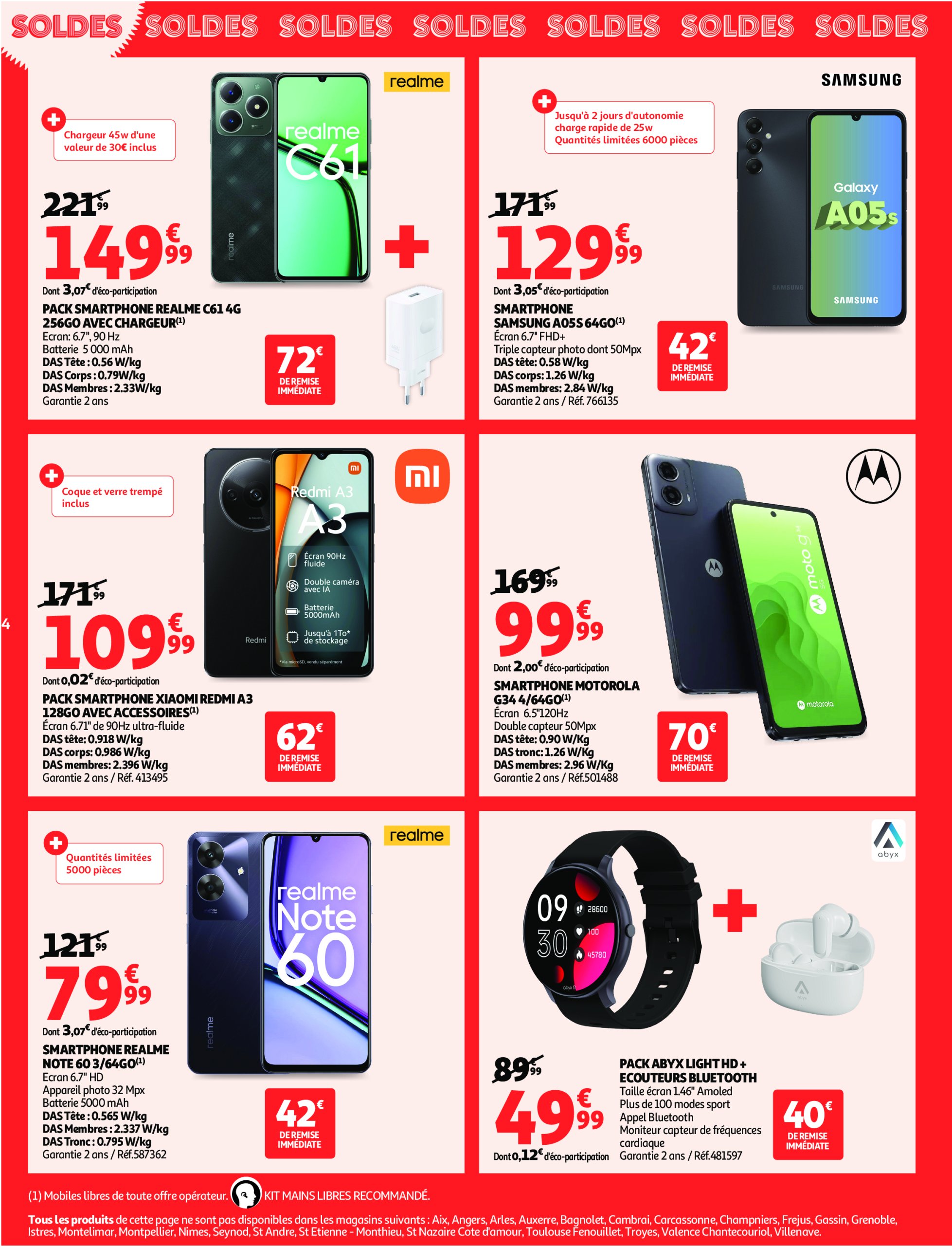 auchan - Auchan - Jusqu'à -70% folder geldig vanaf 25/06 - 22/07 - page: 4
