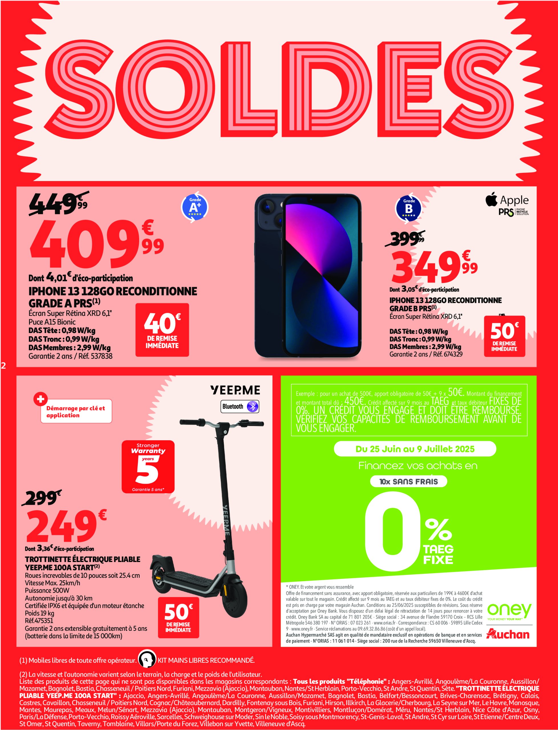 auchan - Auchan - Jusqu'à -70% folder geldig vanaf 25/06 - 22/07 - page: 2