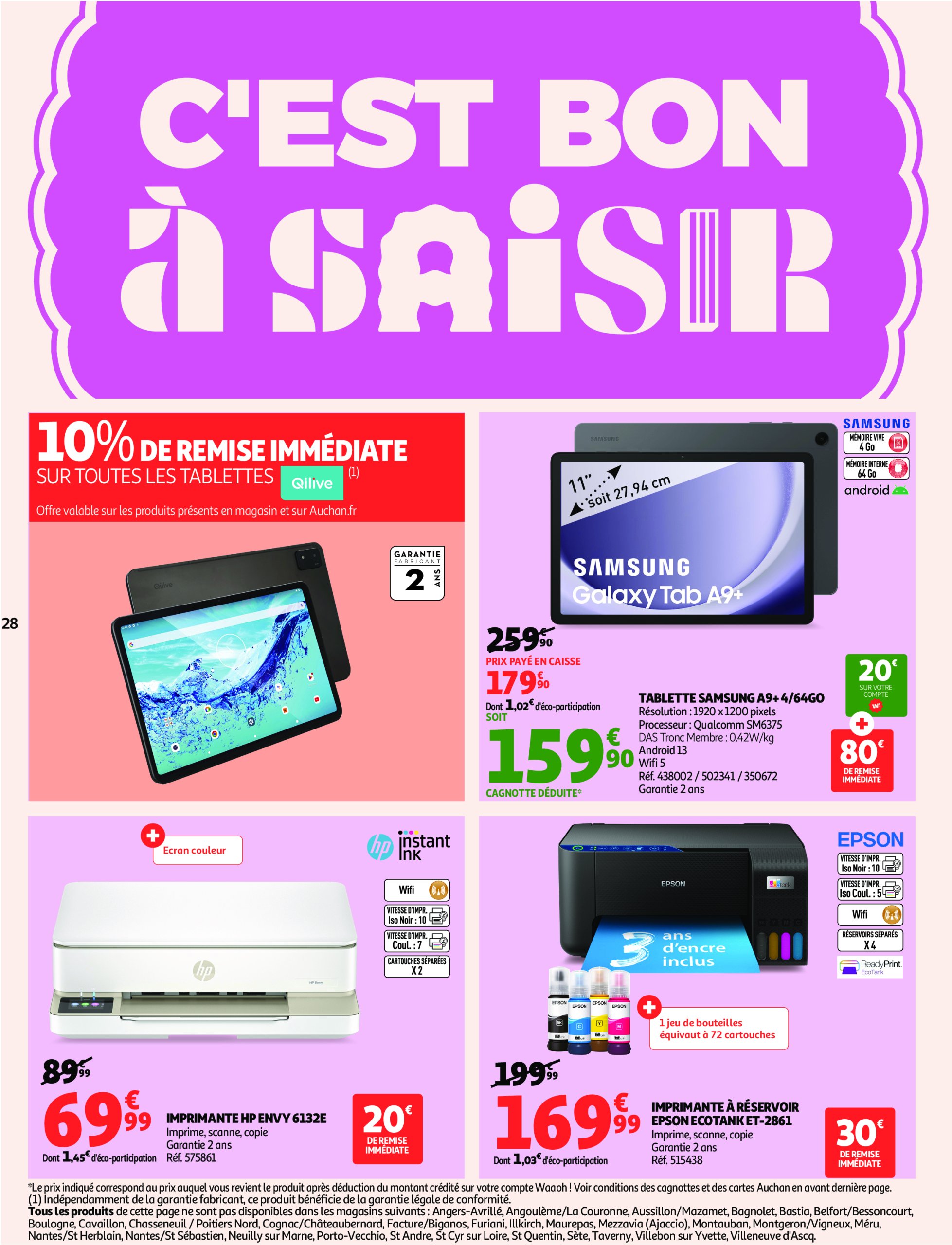 auchan - Auchan - Jusqu'à -70% folder geldig vanaf 25/06 - 22/07 - page: 28