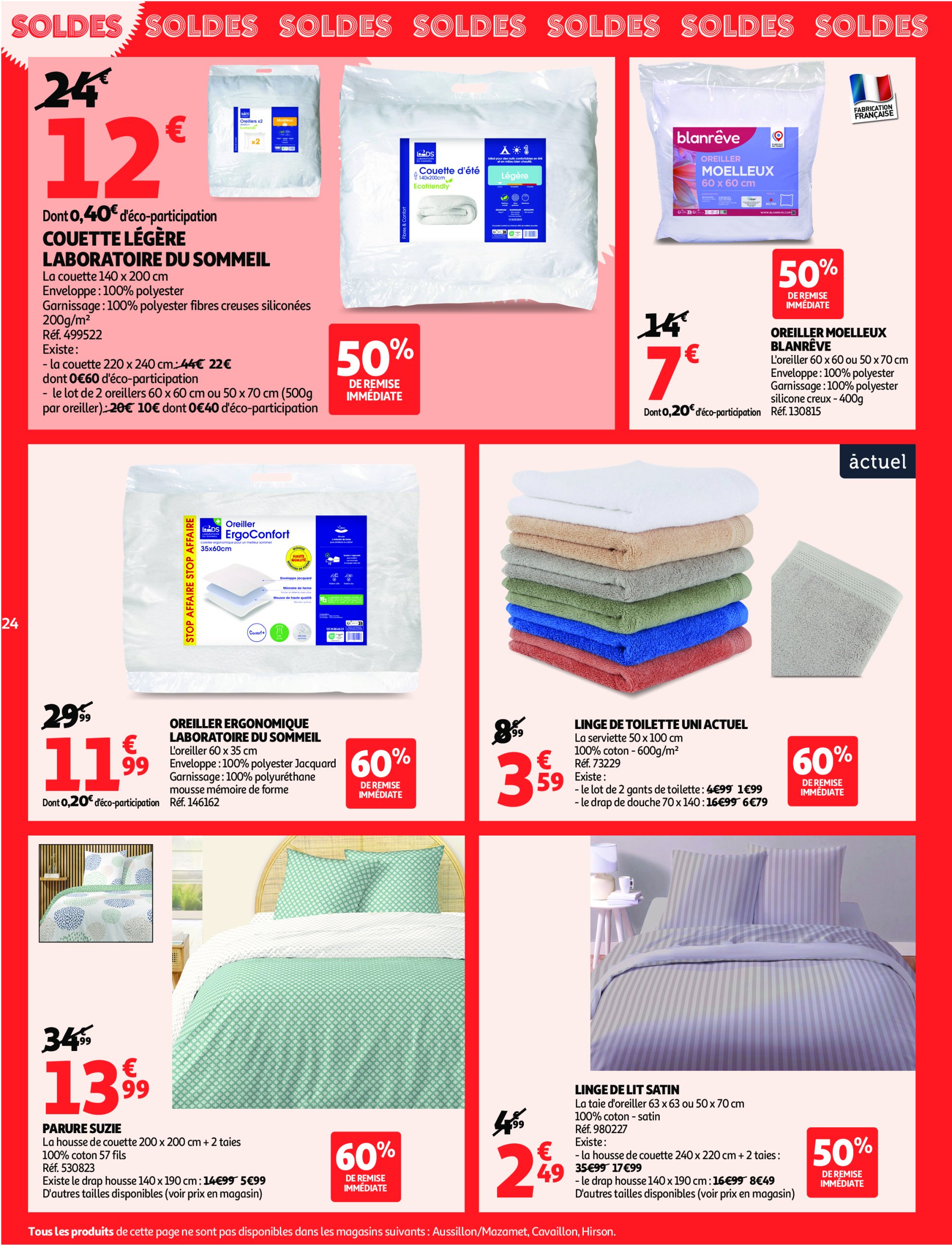 auchan - Auchan - Jusqu'à -70% folder geldig vanaf 25/06 - 22/07 - page: 24