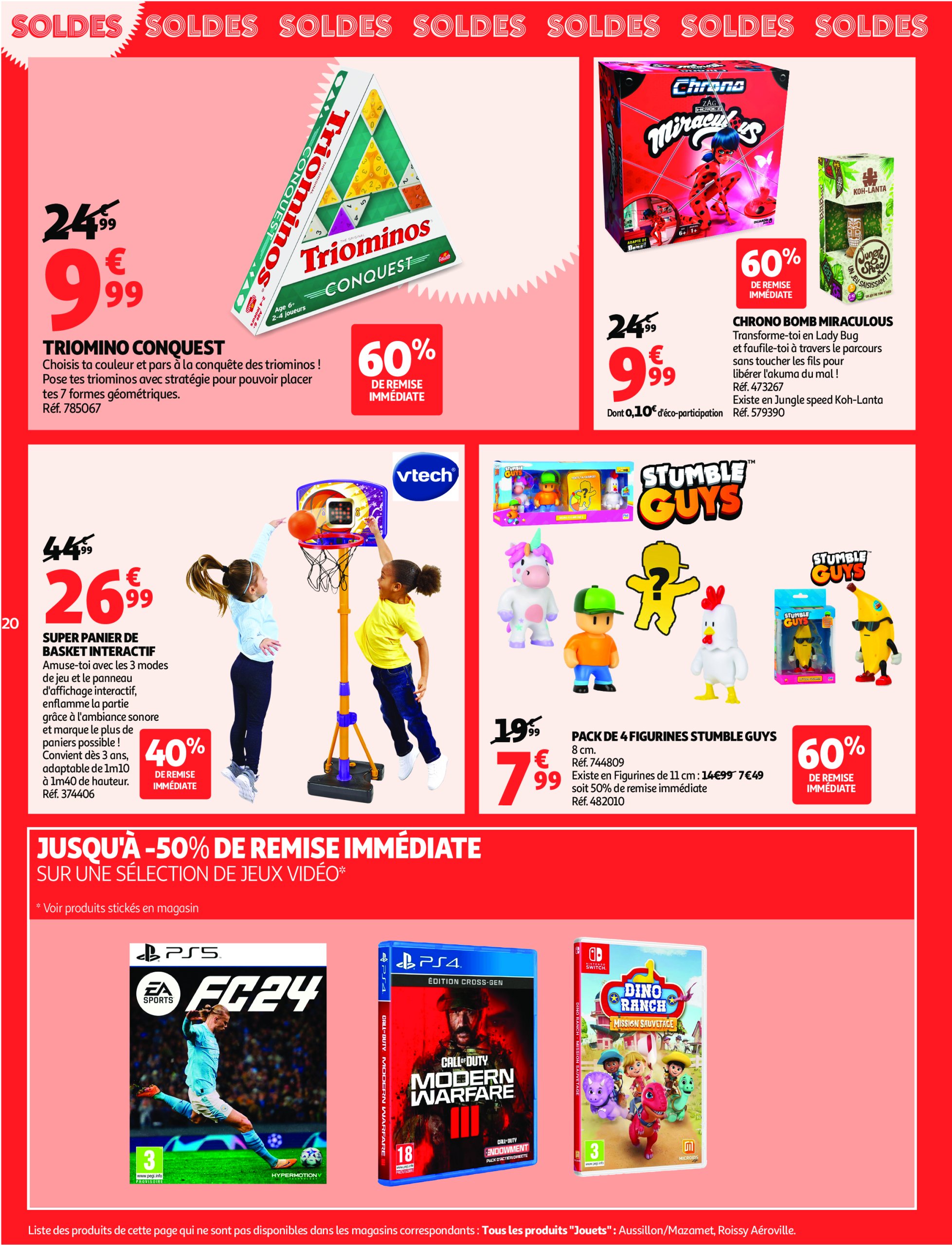 auchan - Auchan - Jusqu'à -70% folder geldig vanaf 25/06 - 22/07 - page: 20