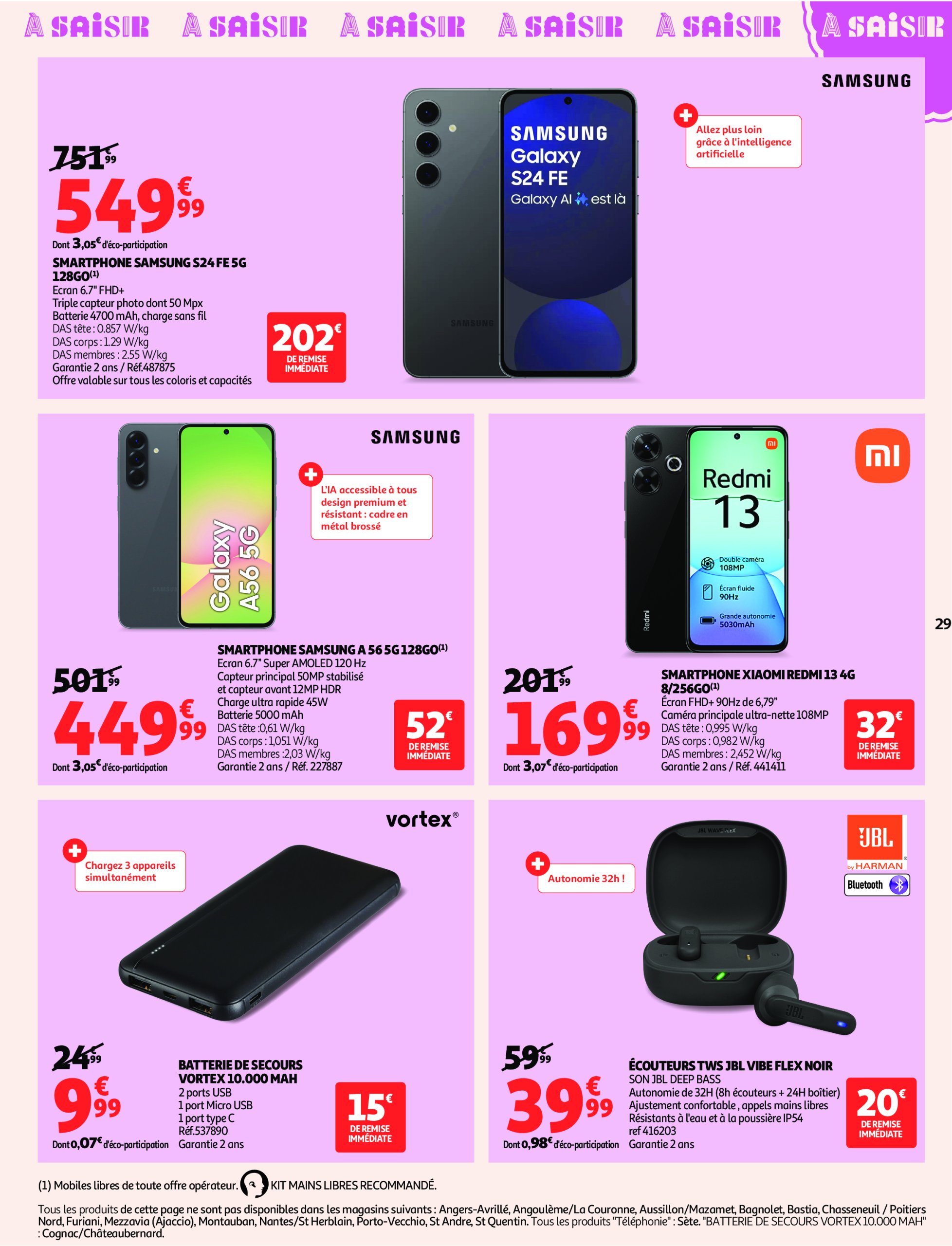 auchan - Auchan - Jusqu'à -70% folder geldig vanaf 25/06 - 22/07 - page: 29