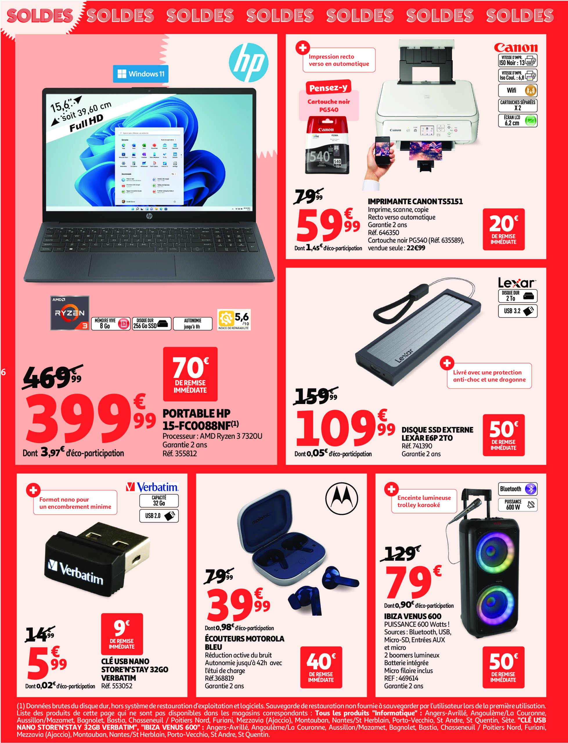 auchan - Auchan - Jusqu'à -70% folder geldig vanaf 25/06 - 22/07 - page: 6