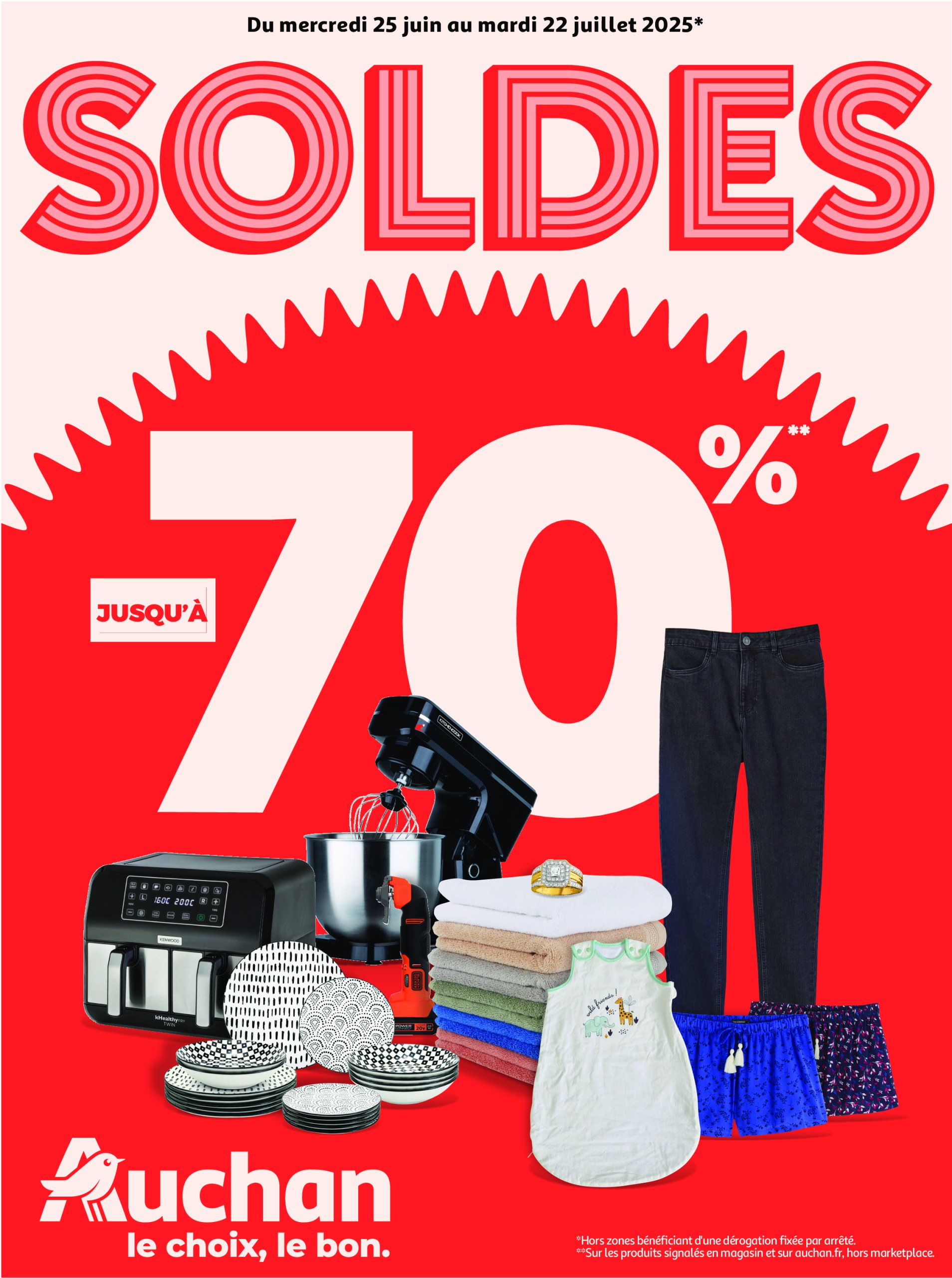 auchan - Auchan - Jusqu'à -70% folder geldig vanaf 25/06 - 22/07