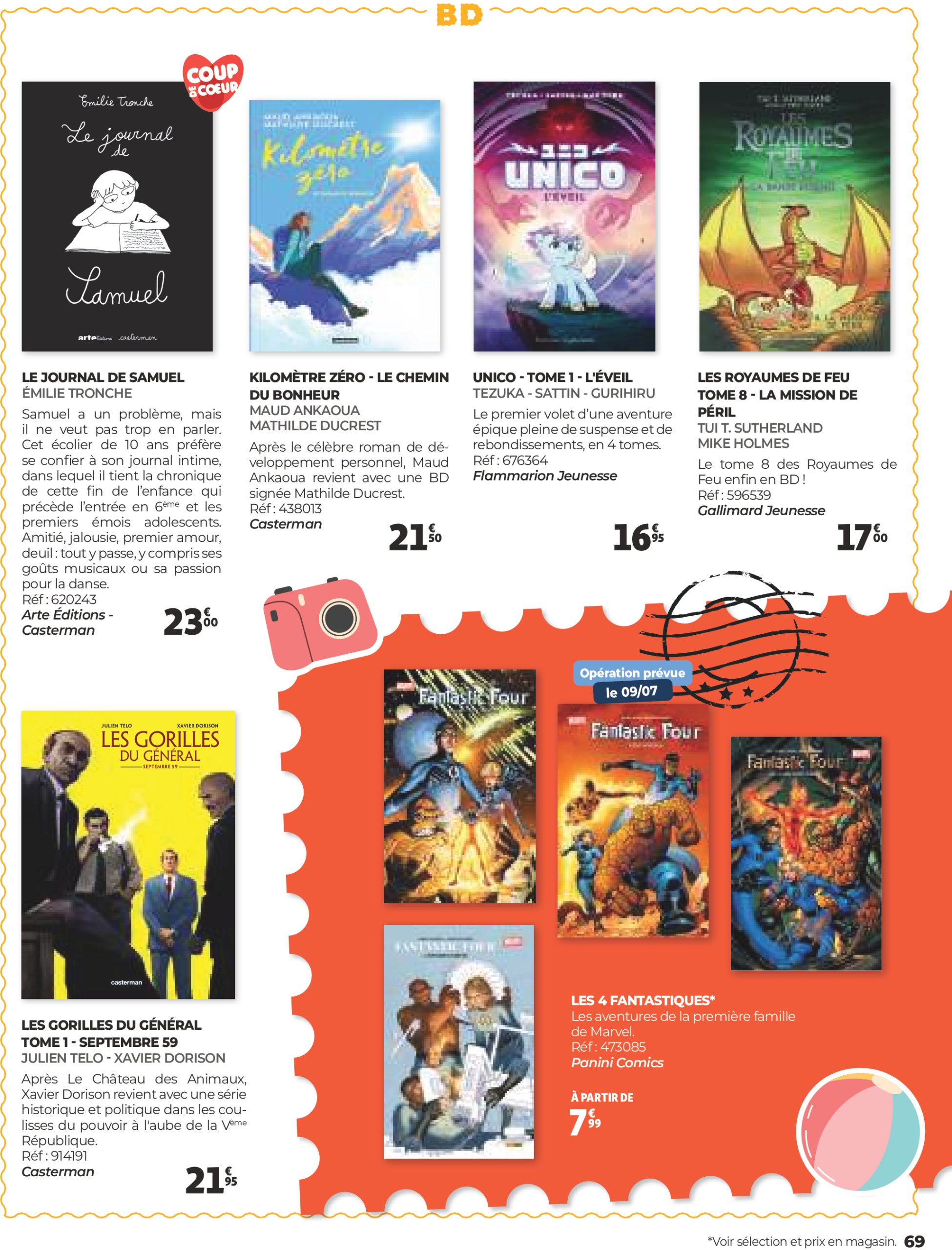 auchan - Auchan - Une sélection pour voyager partout folder geldig vanaf 25/06 - 31/08 - page: 69 auchan - Auchan - Une sélection pour voyager partout folder geldig vanaf 25/06 - 31/08 - page: 69