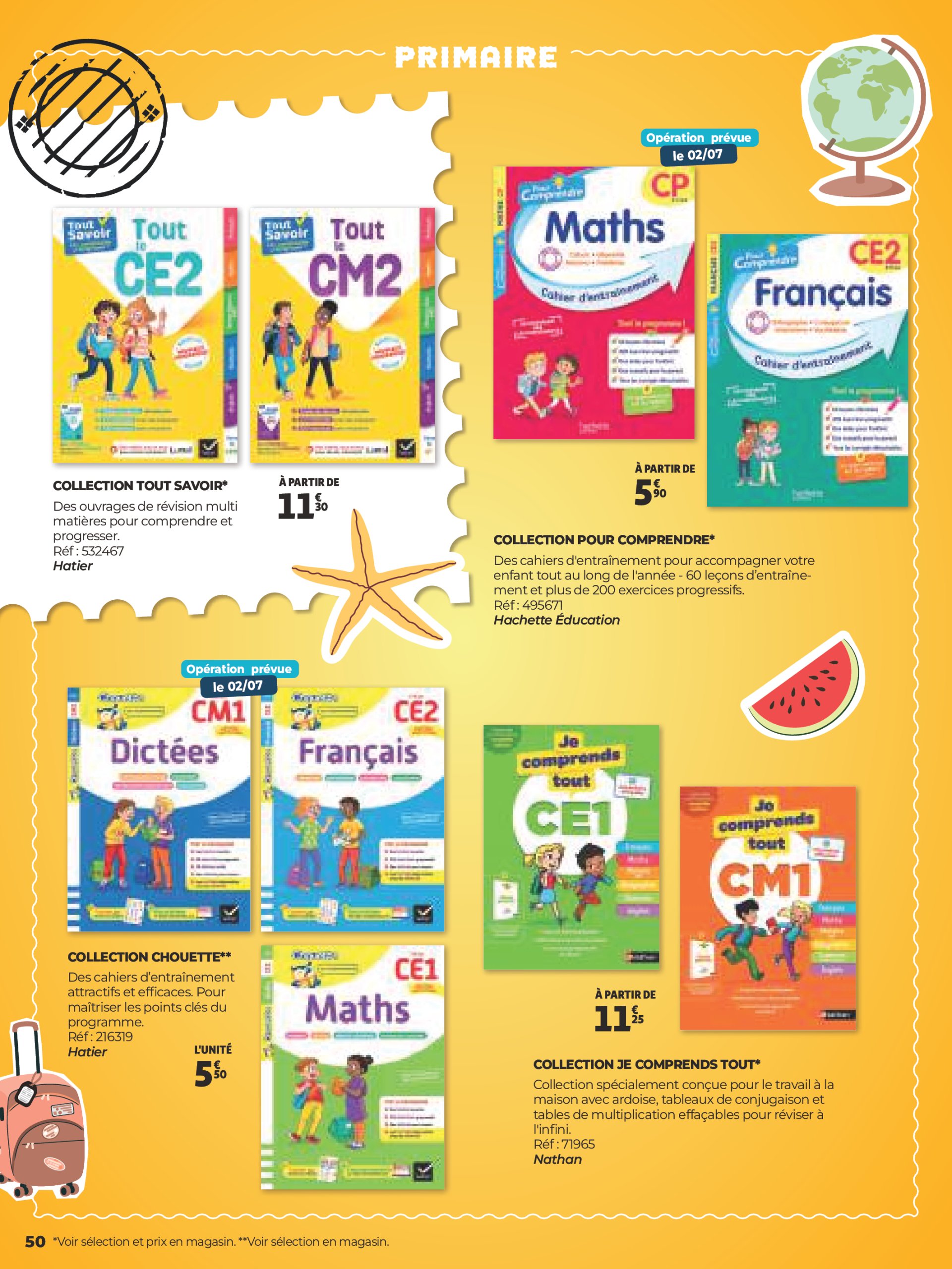 auchan - Auchan - Une sélection pour voyager partout folder geldig vanaf 25/06 - 31/08 - page: 50 auchan - Auchan - Une sélection pour voyager partout folder geldig vanaf 25/06 - 31/08 - page: 50