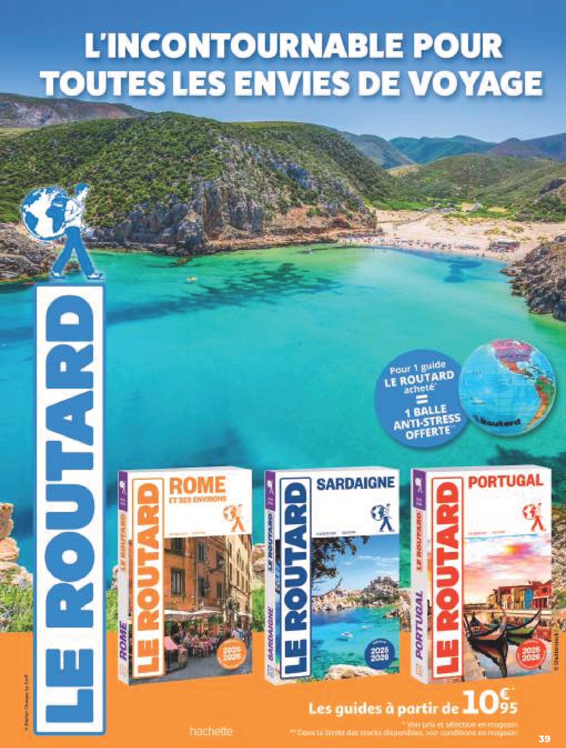 auchan - Auchan - Une sélection pour voyager partout folder geldig vanaf 25/06 - 31/08 - page: 39 auchan - Auchan - Une sélection pour voyager partout folder geldig vanaf 25/06 - 31/08 - page: 39
