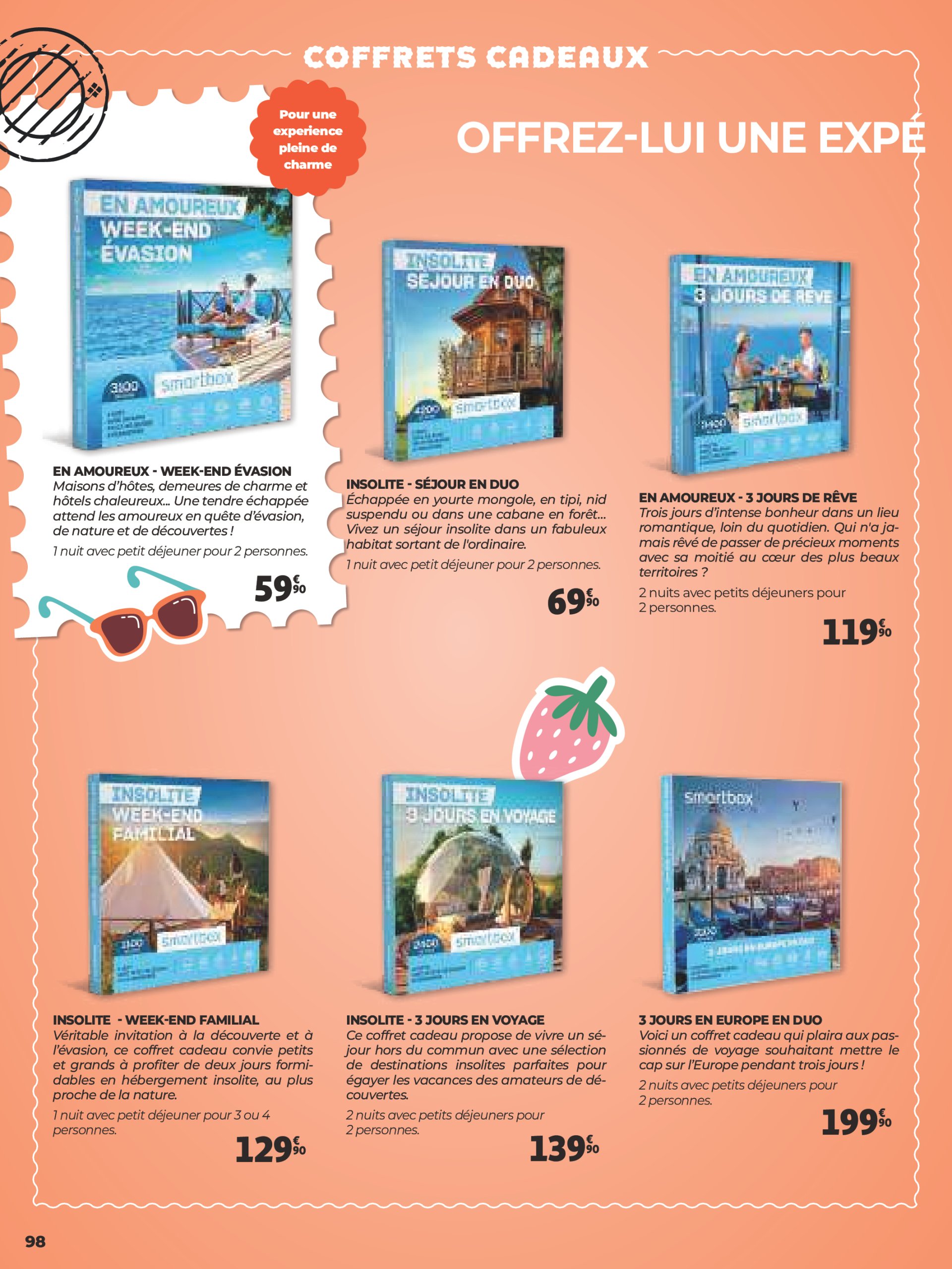 auchan - Auchan - Une sélection pour voyager partout folder geldig vanaf 25/06 - 31/08 - page: 98 auchan - Auchan - Une sélection pour voyager partout folder geldig vanaf 25/06 - 31/08 - page: 98