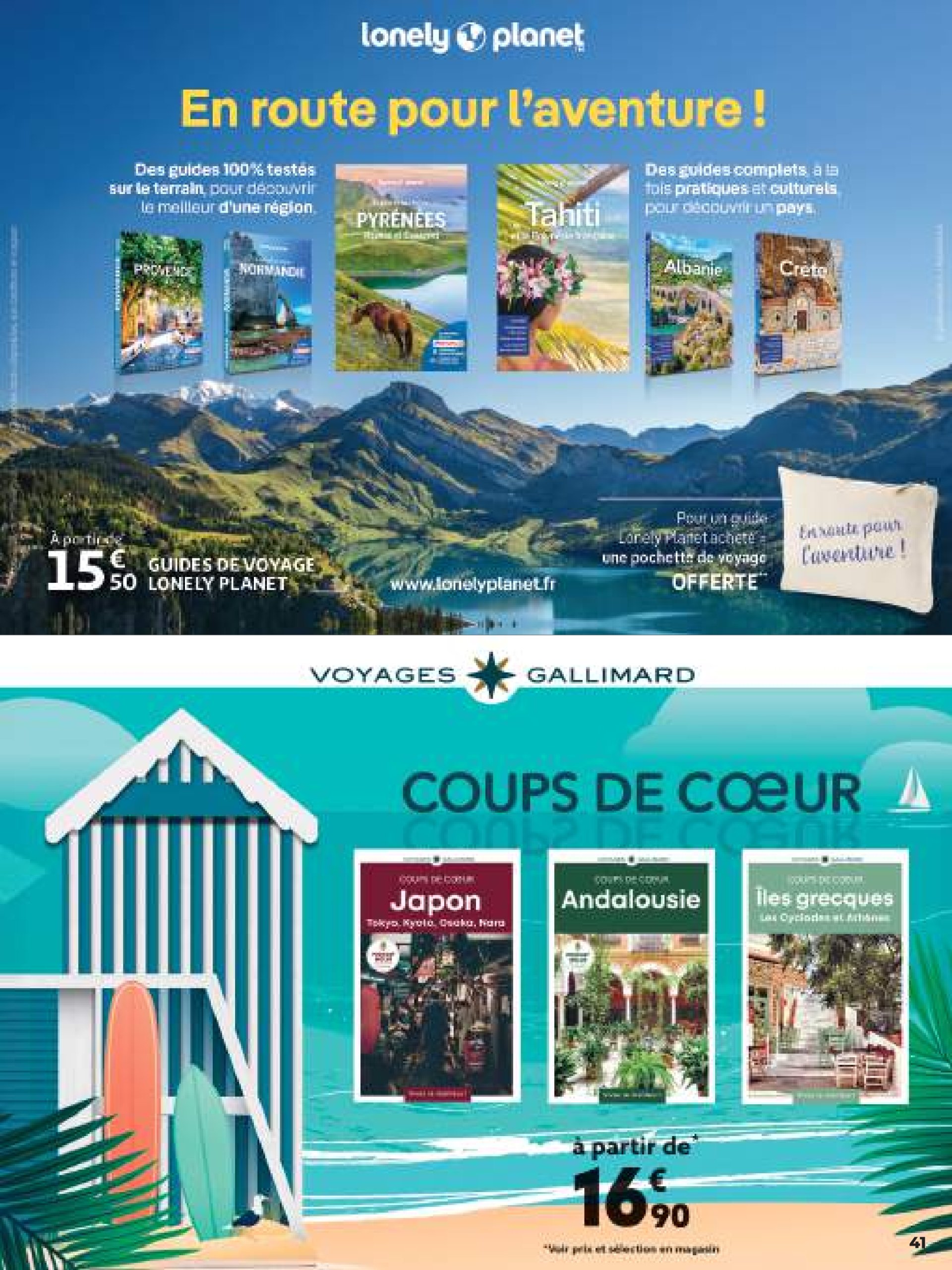 auchan - Auchan - Une sélection pour voyager partout folder geldig vanaf 25/06 - 31/08 - page: 41 auchan - Auchan - Une sélection pour voyager partout folder geldig vanaf 25/06 - 31/08 - page: 41