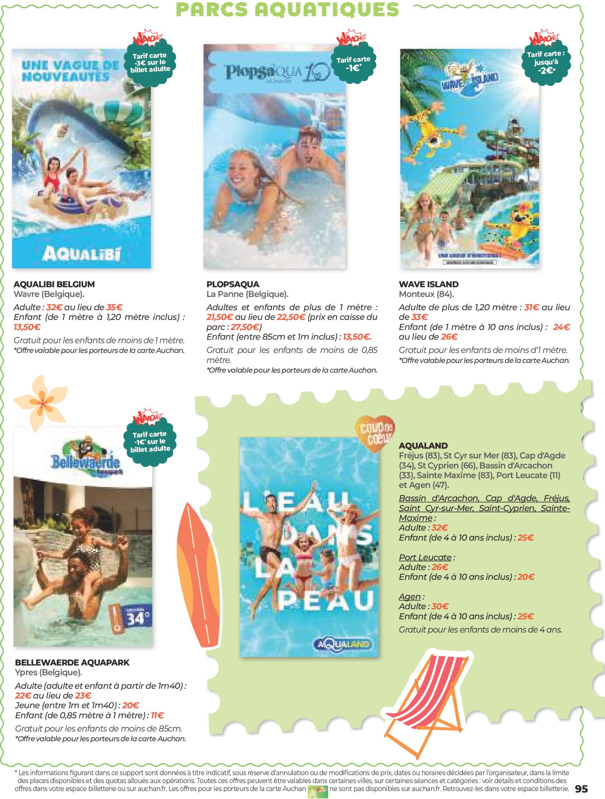auchan - Auchan - Une sélection pour voyager partout folder geldig vanaf 25/06 - 31/08 - page: 95 auchan - Auchan - Une sélection pour voyager partout folder geldig vanaf 25/06 - 31/08 - page: 95