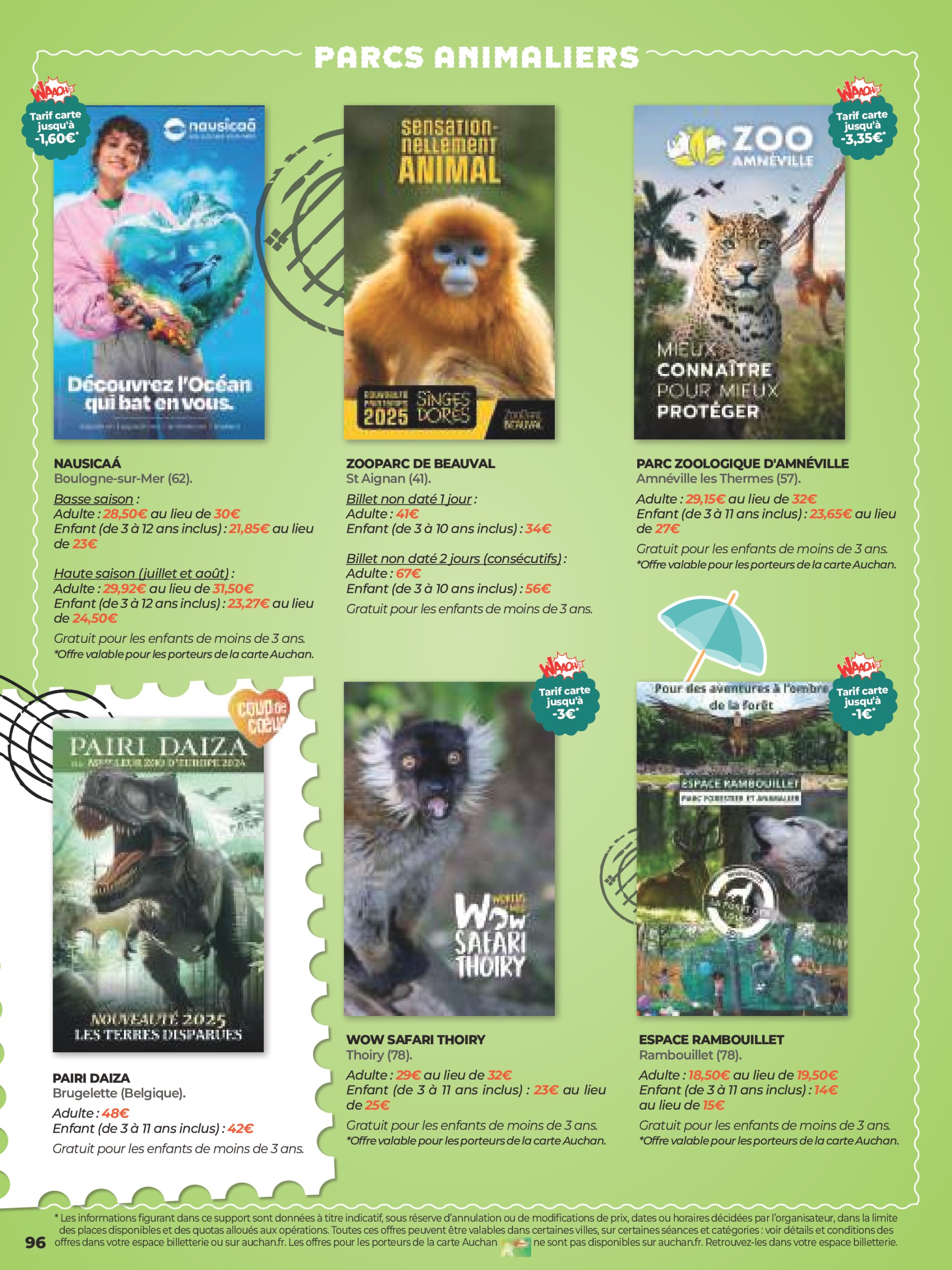 auchan - Auchan - Une sélection pour voyager partout folder geldig vanaf 25/06 - 31/08 - page: 96 auchan - Auchan - Une sélection pour voyager partout folder geldig vanaf 25/06 - 31/08 - page: 96