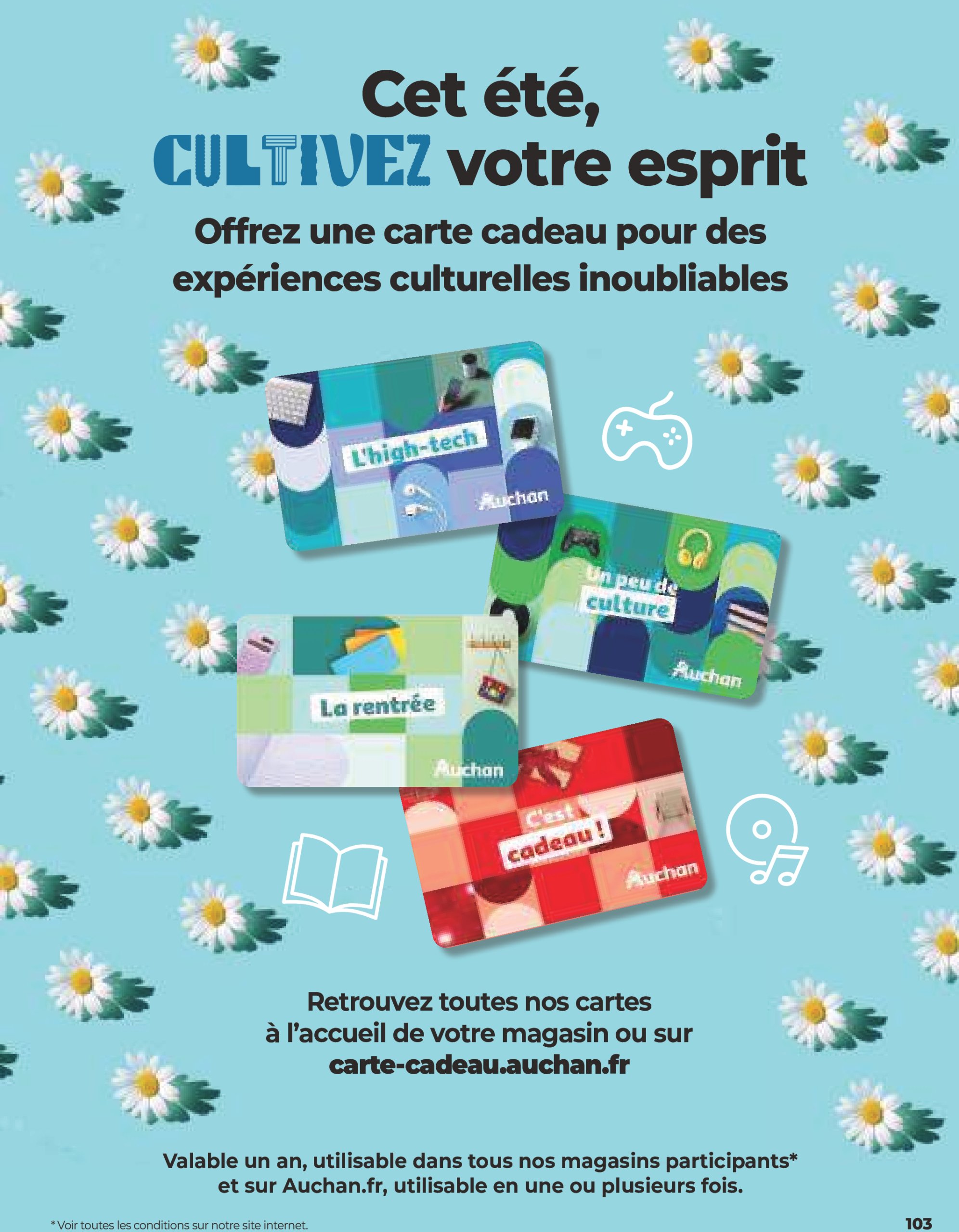 auchan - Auchan - Une sélection pour voyager partout folder geldig vanaf 25/06 - 31/08 - page: 103 auchan - Auchan - Une sélection pour voyager partout folder geldig vanaf 25/06 - 31/08 - page: 103
