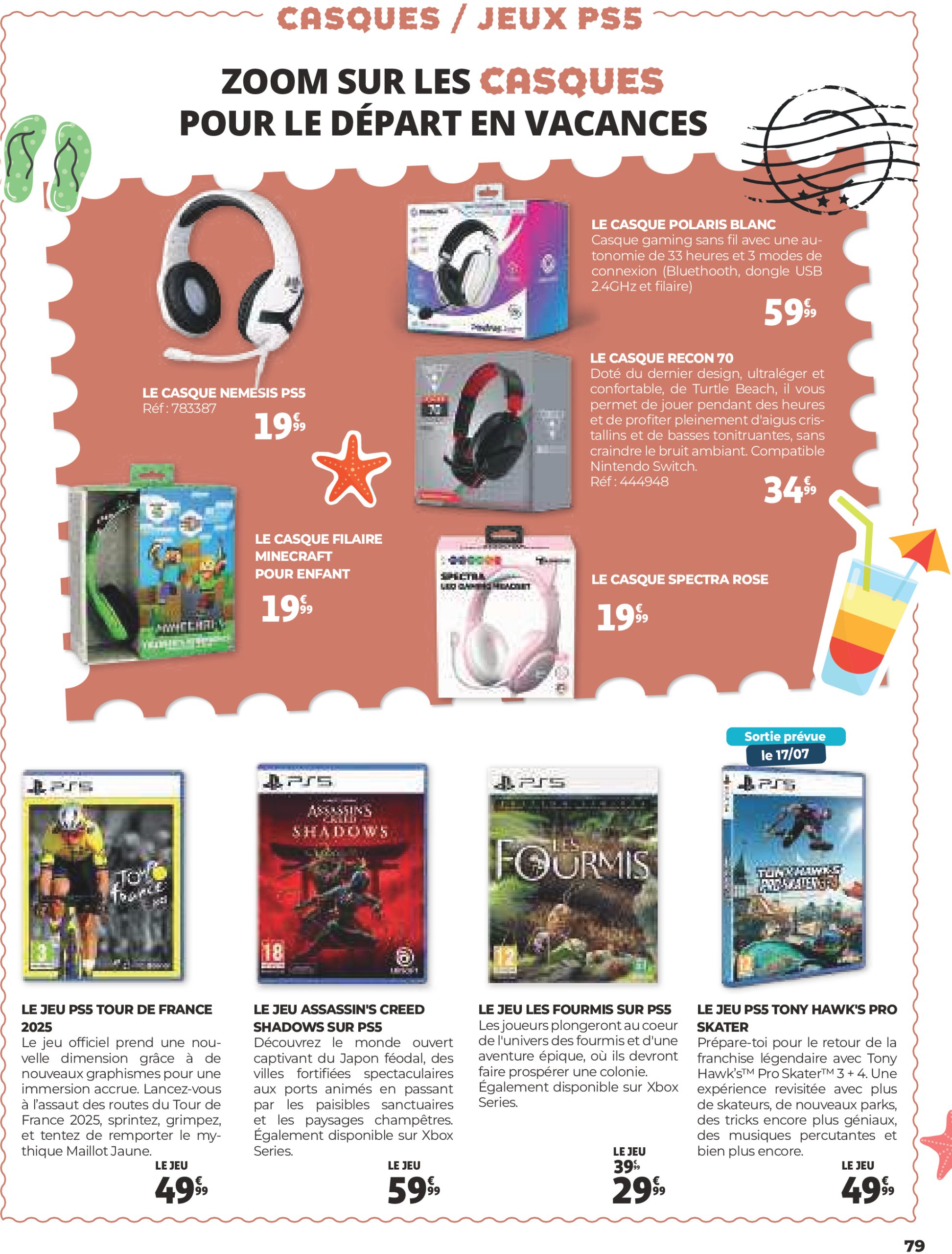 auchan - Auchan - Une sélection pour voyager partout folder geldig vanaf 25/06 - 31/08 - page: 79 auchan - Auchan - Une sélection pour voyager partout folder geldig vanaf 25/06 - 31/08 - page: 79