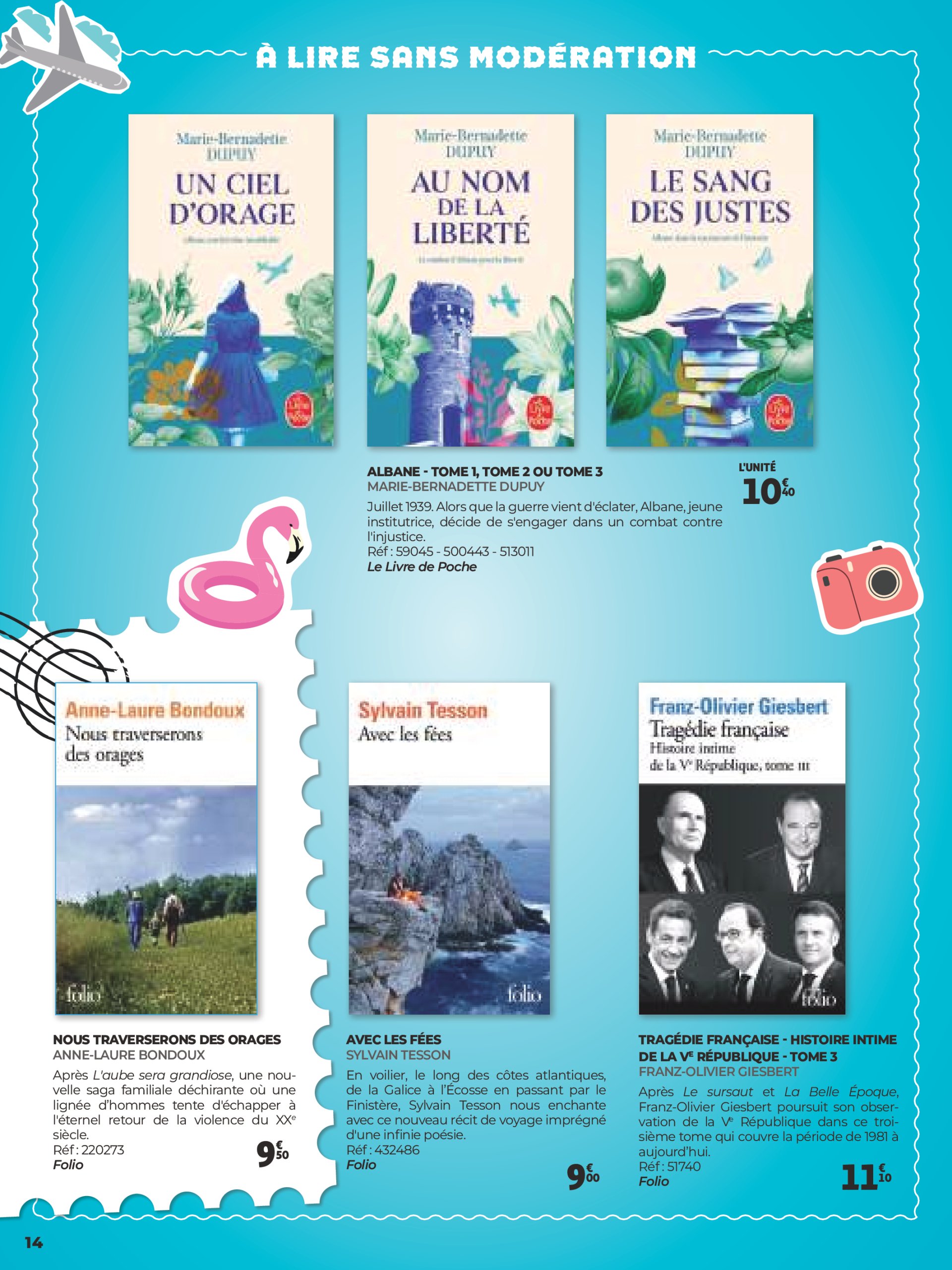 auchan - Auchan - Une sélection pour voyager partout folder geldig vanaf 25/06 - 31/08 - page: 14 auchan - Auchan - Une sélection pour voyager partout folder geldig vanaf 25/06 - 31/08 - page: 14