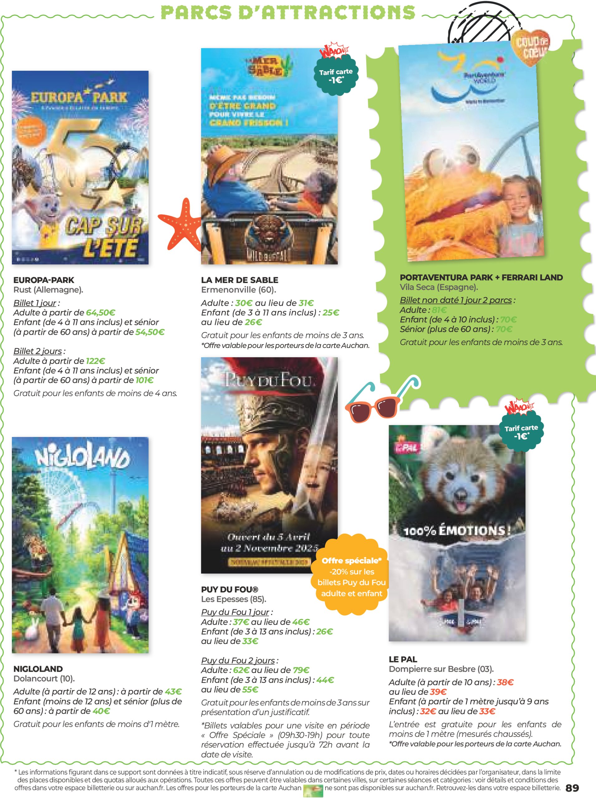 auchan - Auchan - Une sélection pour voyager partout folder geldig vanaf 25/06 - 31/08 - page: 89 auchan - Auchan - Une sélection pour voyager partout folder geldig vanaf 25/06 - 31/08 - page: 89