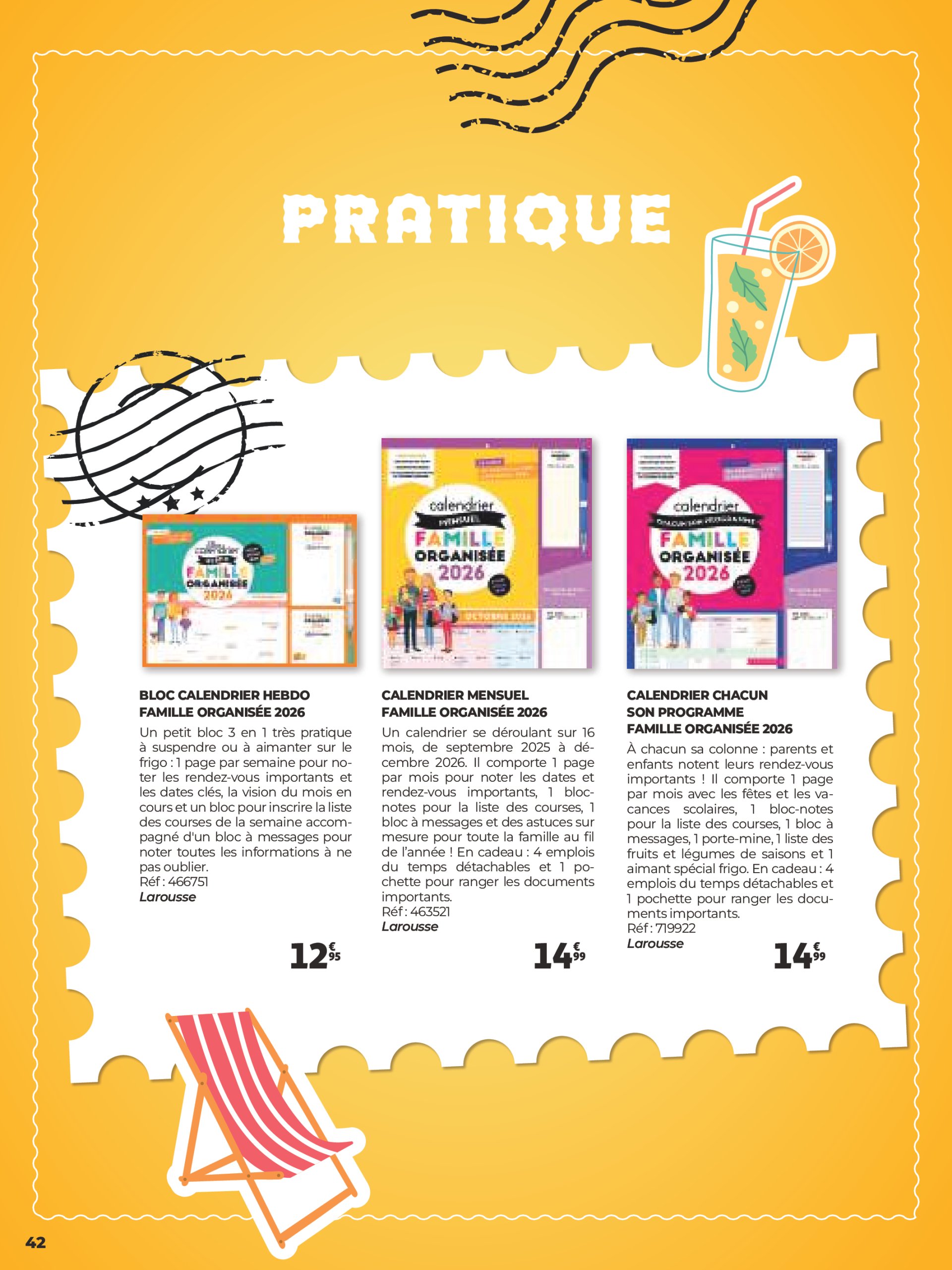 auchan - Auchan - Une sélection pour voyager partout folder geldig vanaf 25/06 - 31/08 - page: 42 auchan - Auchan - Une sélection pour voyager partout folder geldig vanaf 25/06 - 31/08 - page: 42
