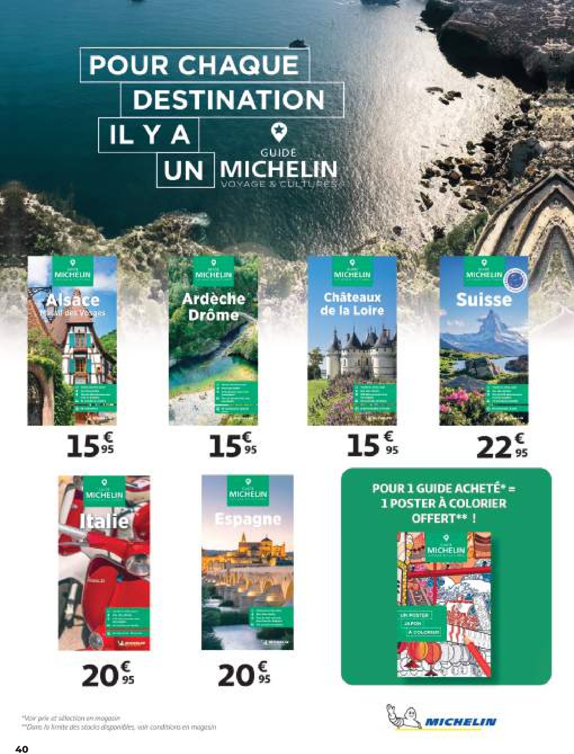 auchan - Auchan - Une sélection pour voyager partout folder geldig vanaf 25/06 - 31/08 - page: 40 auchan - Auchan - Une sélection pour voyager partout folder geldig vanaf 25/06 - 31/08 - page: 40