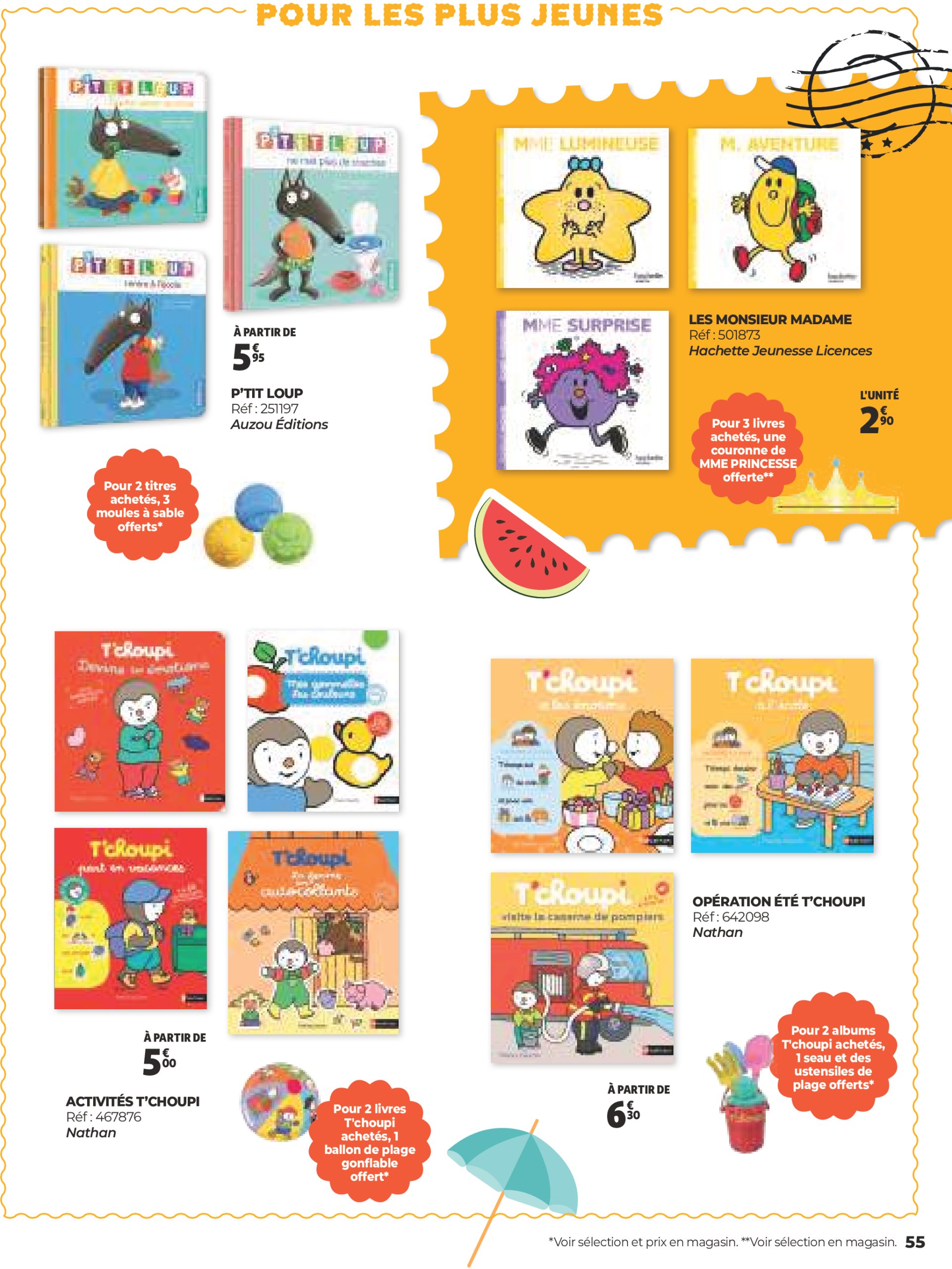 auchan - Auchan - Une sélection pour voyager partout folder geldig vanaf 25/06 - 31/08 - page: 55 auchan - Auchan - Une sélection pour voyager partout folder geldig vanaf 25/06 - 31/08 - page: 55
