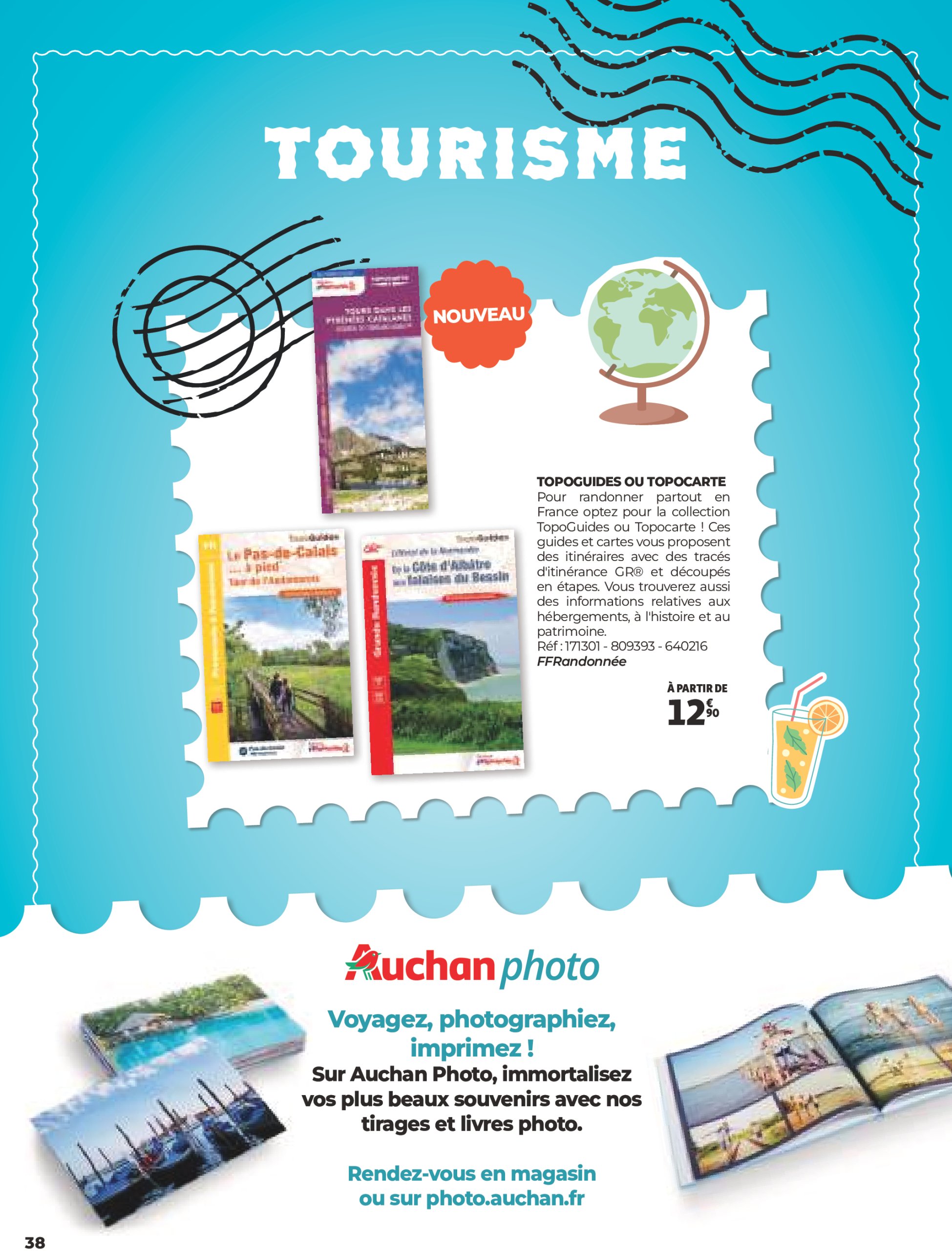 auchan - Auchan - Une sélection pour voyager partout folder geldig vanaf 25/06 - 31/08 - page: 38 auchan - Auchan - Une sélection pour voyager partout folder geldig vanaf 25/06 - 31/08 - page: 38