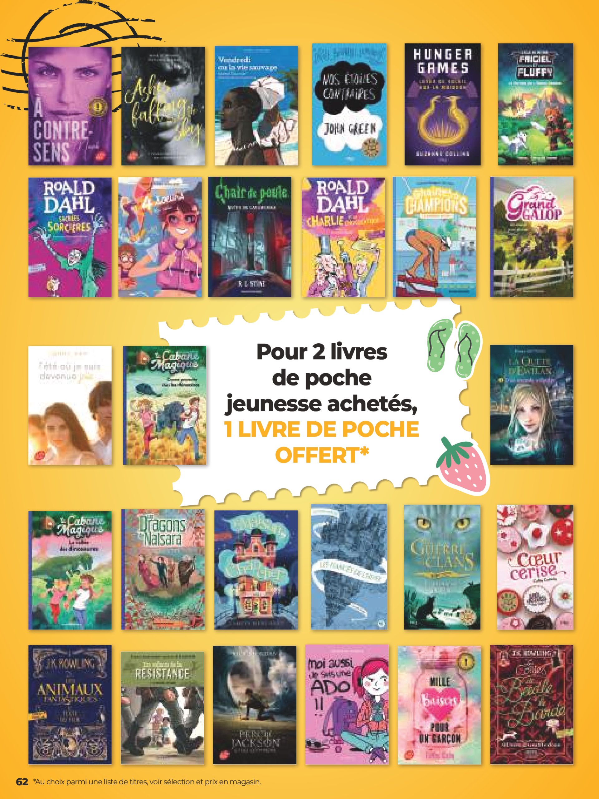 auchan - Auchan - Une sélection pour voyager partout folder geldig vanaf 25/06 - 31/08 - page: 62 auchan - Auchan - Une sélection pour voyager partout folder geldig vanaf 25/06 - 31/08 - page: 62