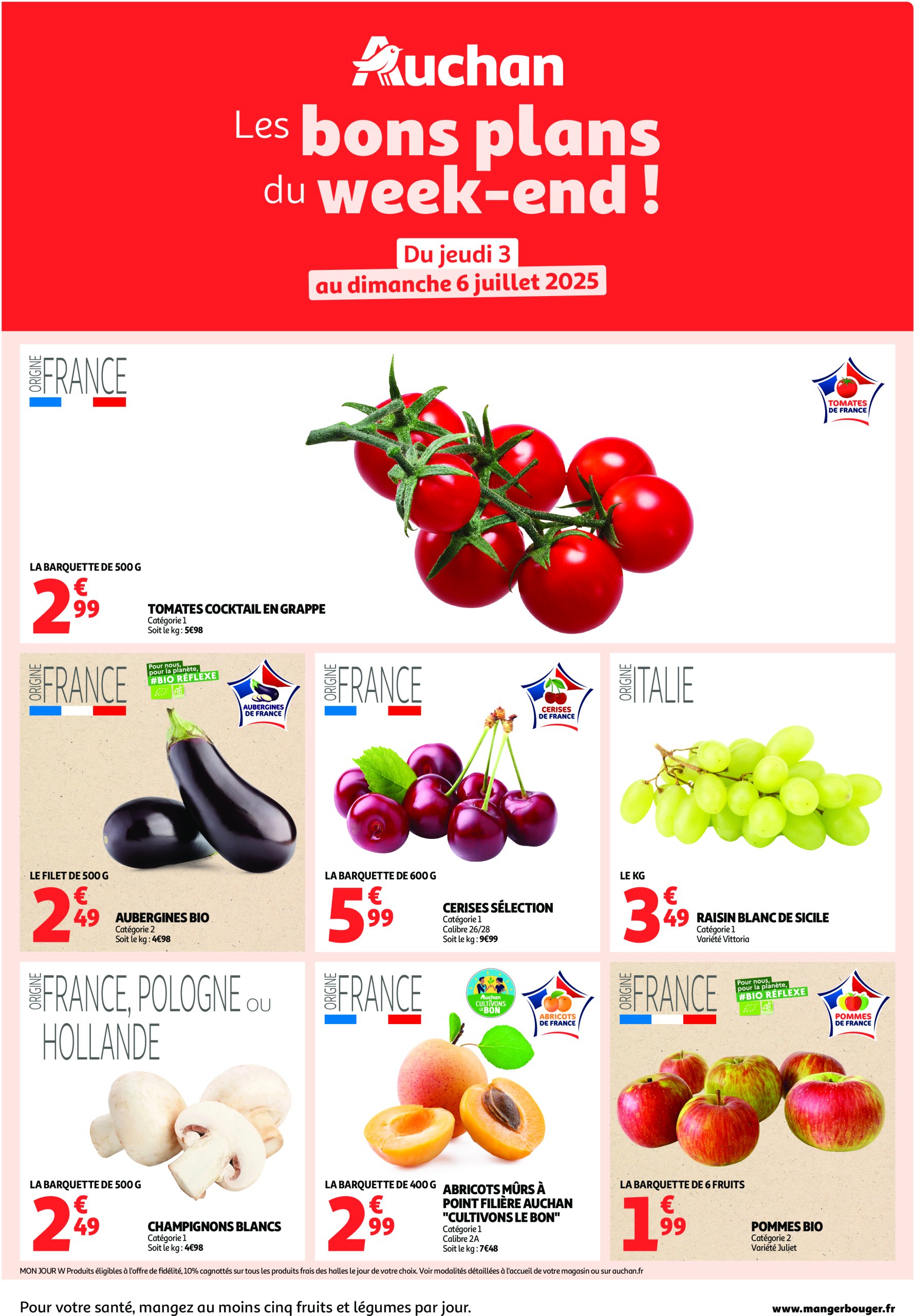 auchan - Auchan - Les bons plans du week-end dans votre hyper folder geldig vanaf 03/07 - 06/07