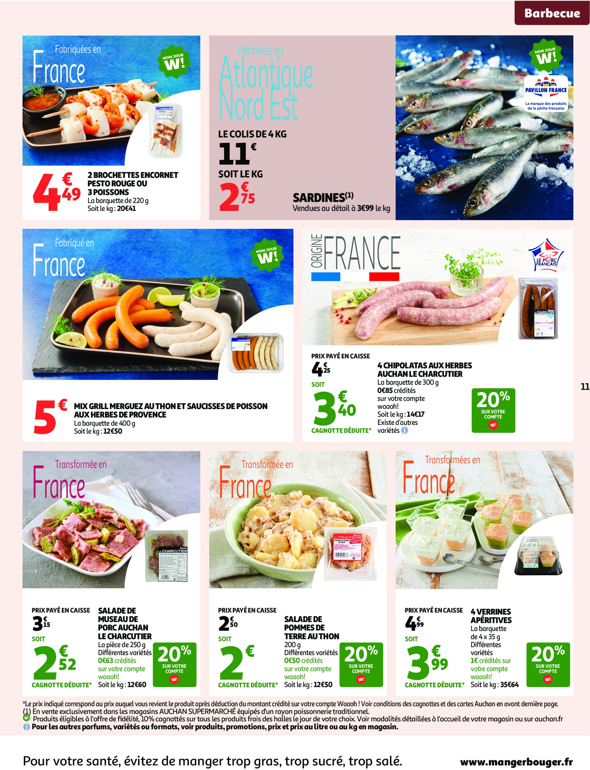 auchan - Auchan Supermarché - Les halles d'été, les prix bas c'est toujours de saison folder geldig vanaf 08/07 - 12/07 - page: 11