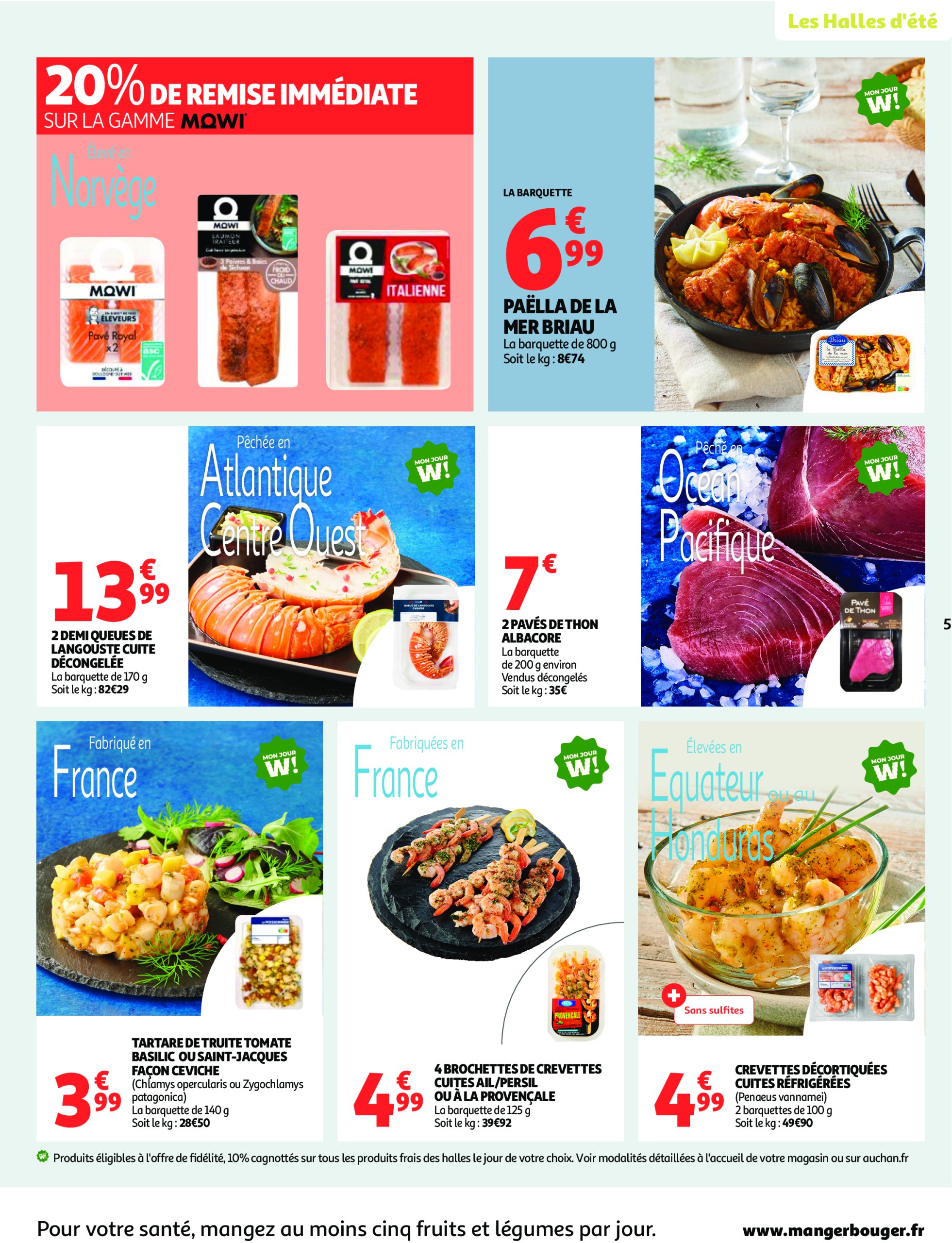 auchan - Auchan Supermarché - Les halles d'été, les prix bas c'est toujours de saison folder geldig vanaf 08/07 - 12/07 - page: 5