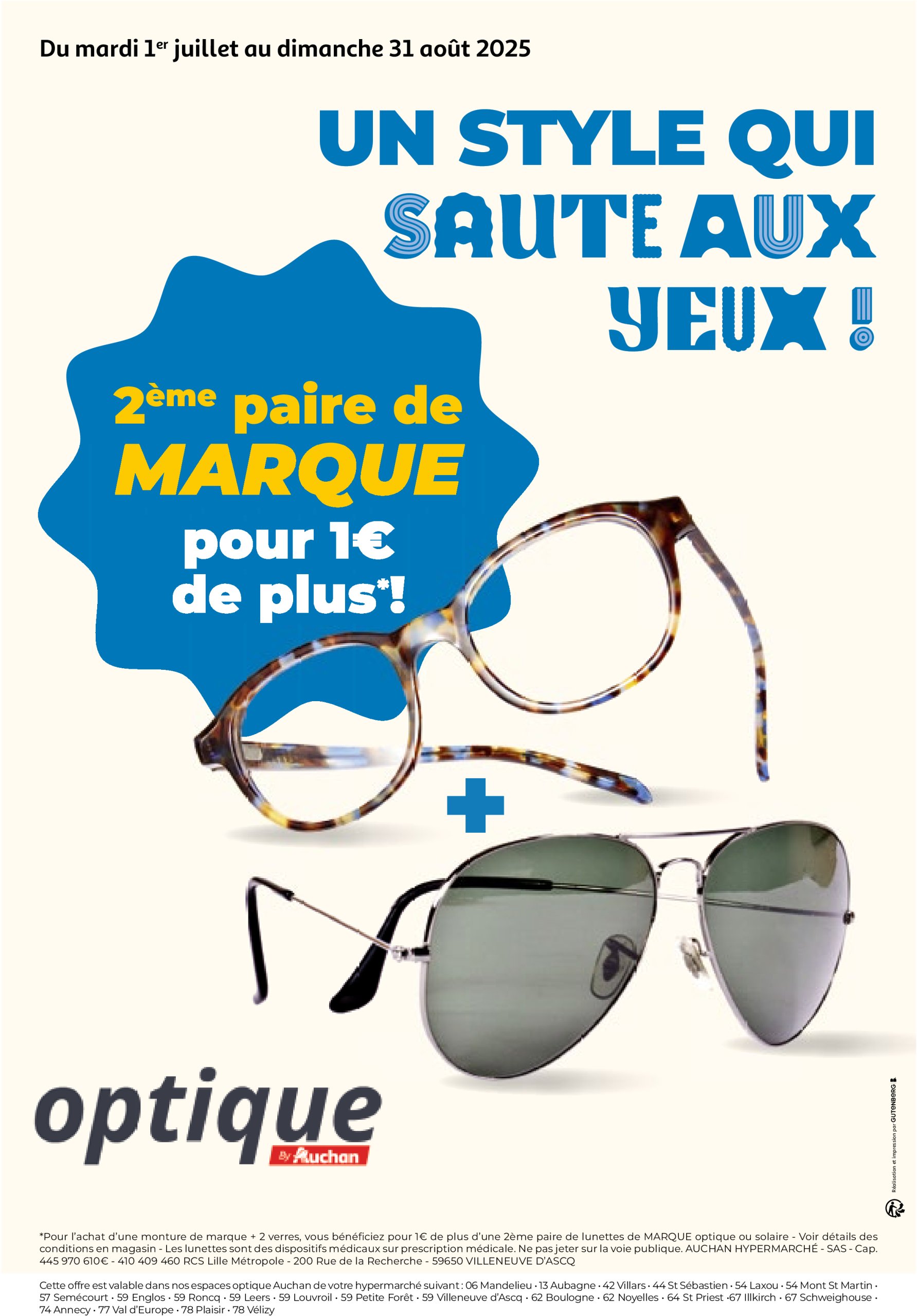 auchan - Auchan - Un style qui saute au yeux ! folder geldig vanaf 01/07 - 31/08