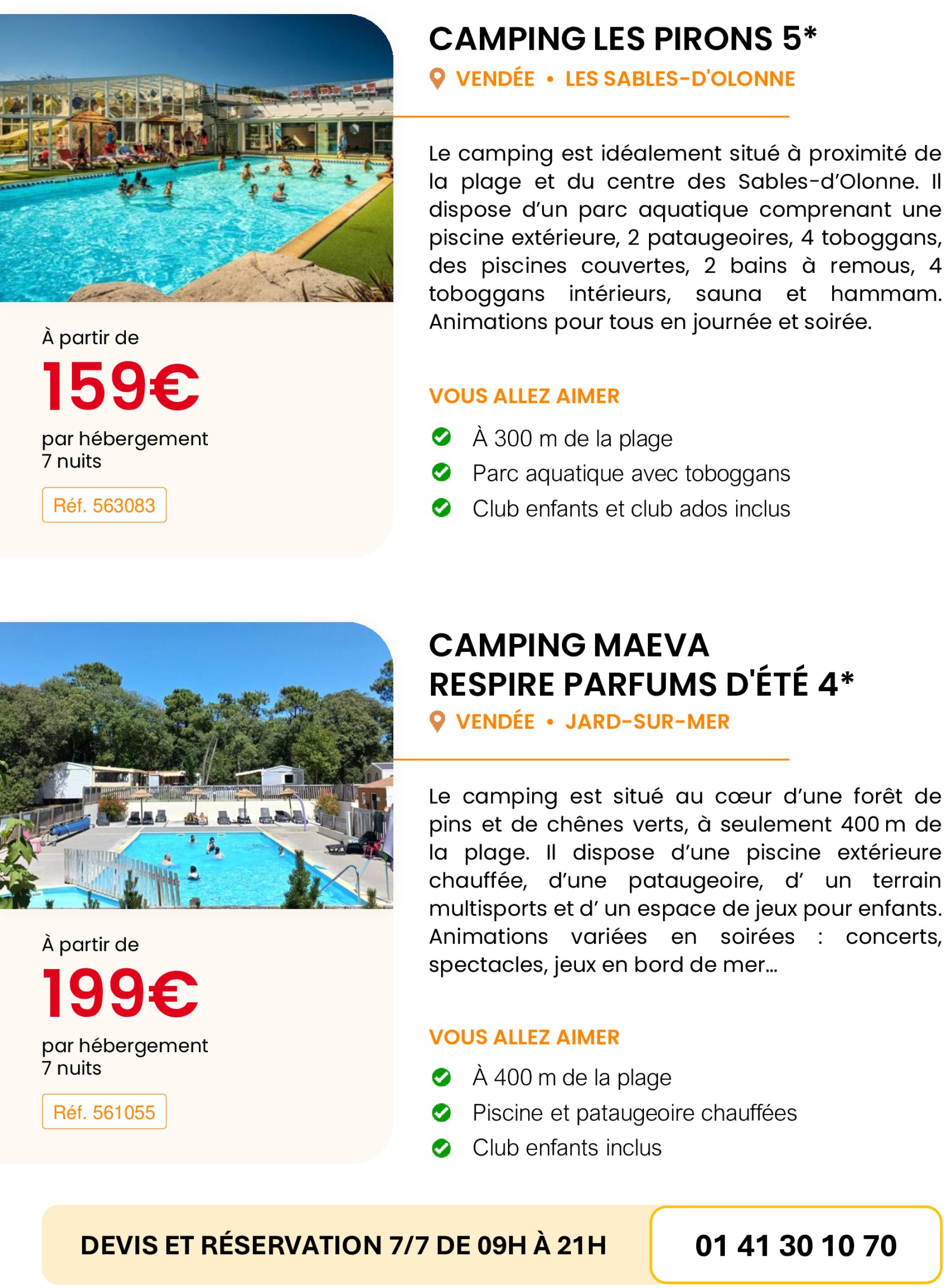 auchan - Auchan - Voyages : cet été, partez en vacances au camping ! folder geldig vanaf 01/07 - 31/07 - page: 2