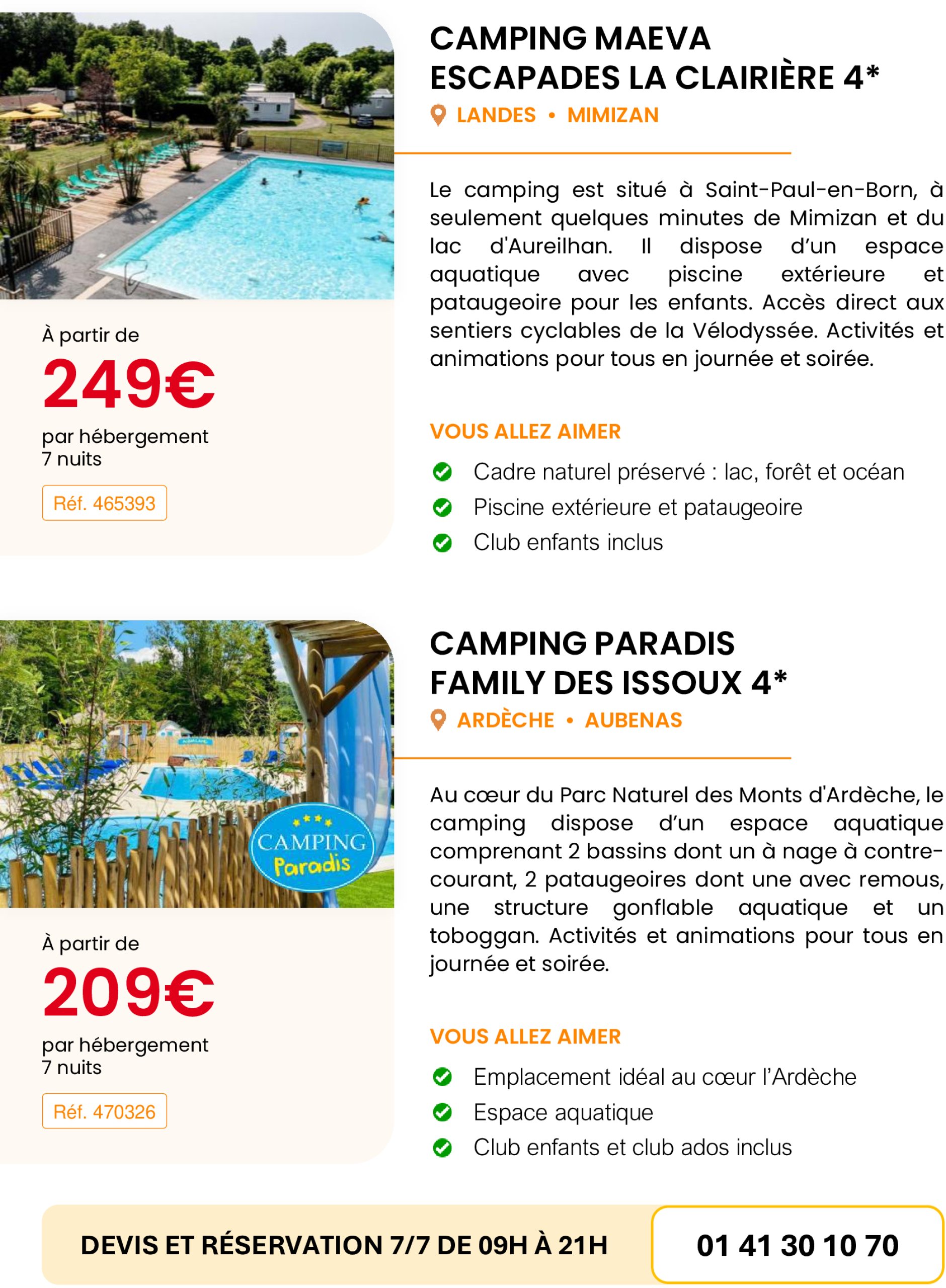 auchan - Auchan - Voyages : cet été, partez en vacances au camping ! folder geldig vanaf 01/07 - 31/07 - page: 7