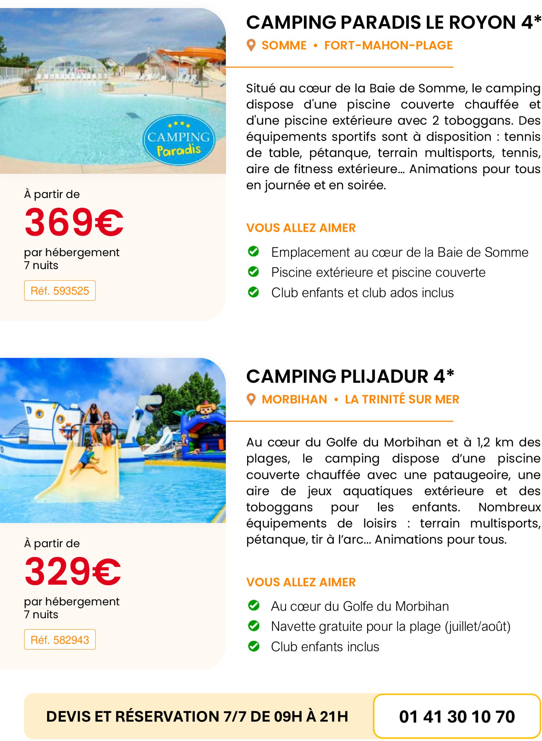 auchan - Auchan - Voyages : cet été, partez en vacances au camping ! folder geldig vanaf 01/07 - 31/07 - page: 8