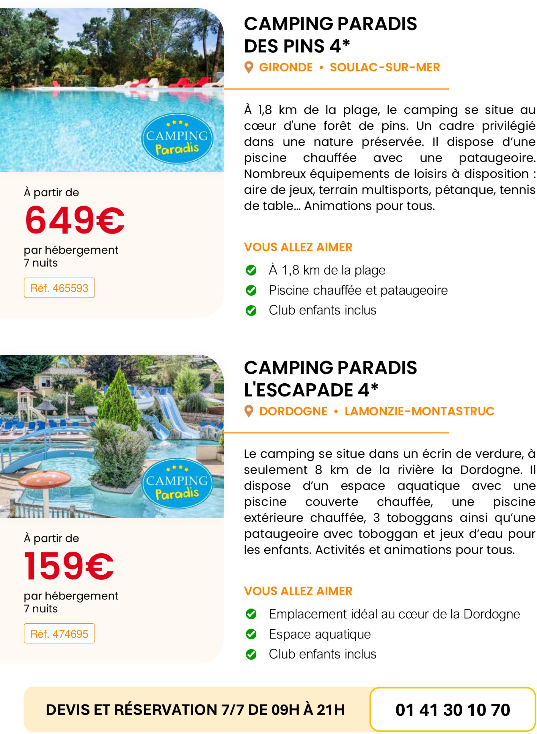 auchan - Auchan - Voyages : cet été, partez en vacances au camping ! folder geldig vanaf 01/07 - 31/07 - page: 6