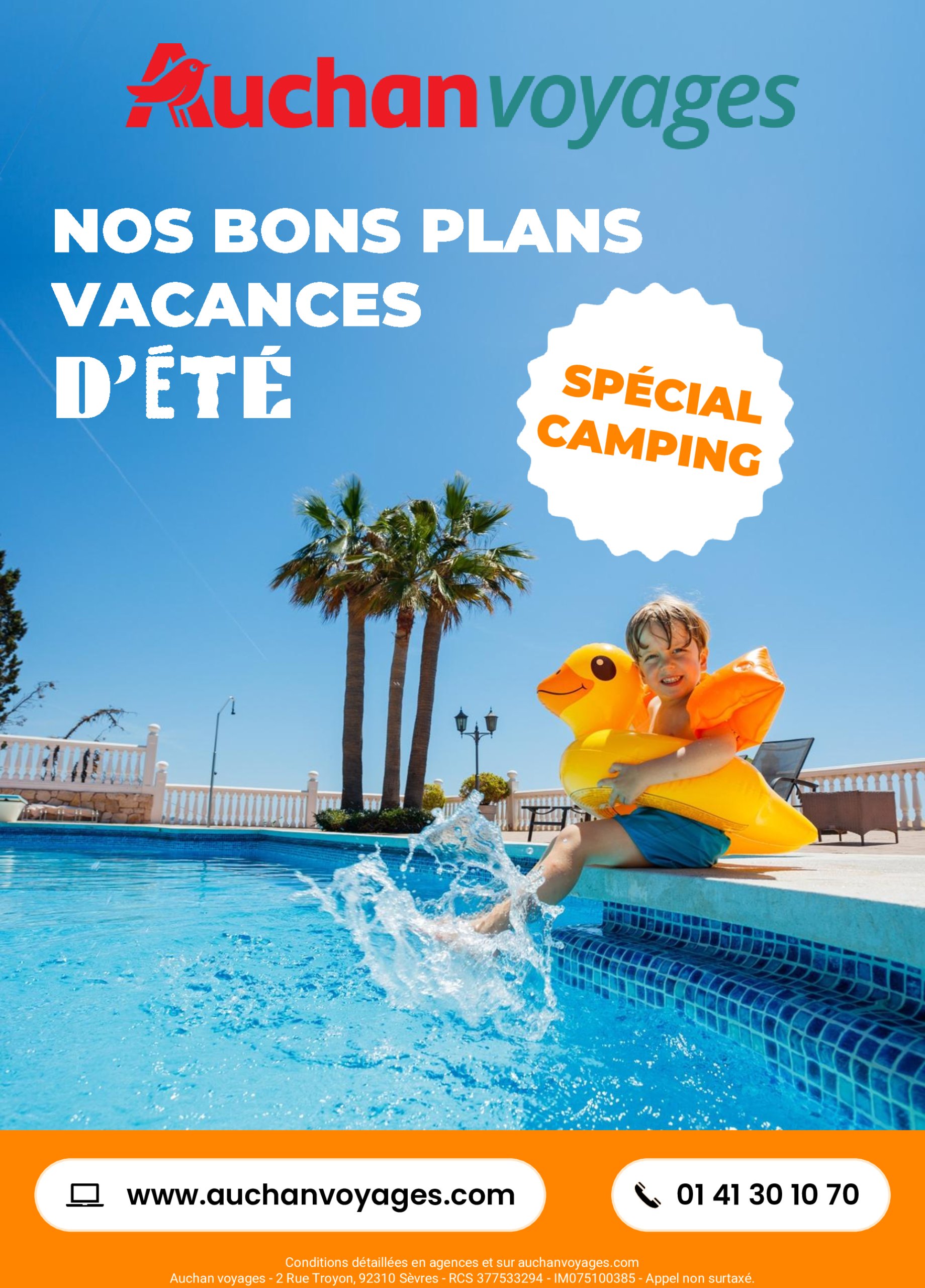 auchan - Auchan - Voyages : cet été, partez en vacances au camping ! folder geldig vanaf 01/07 - 31/07