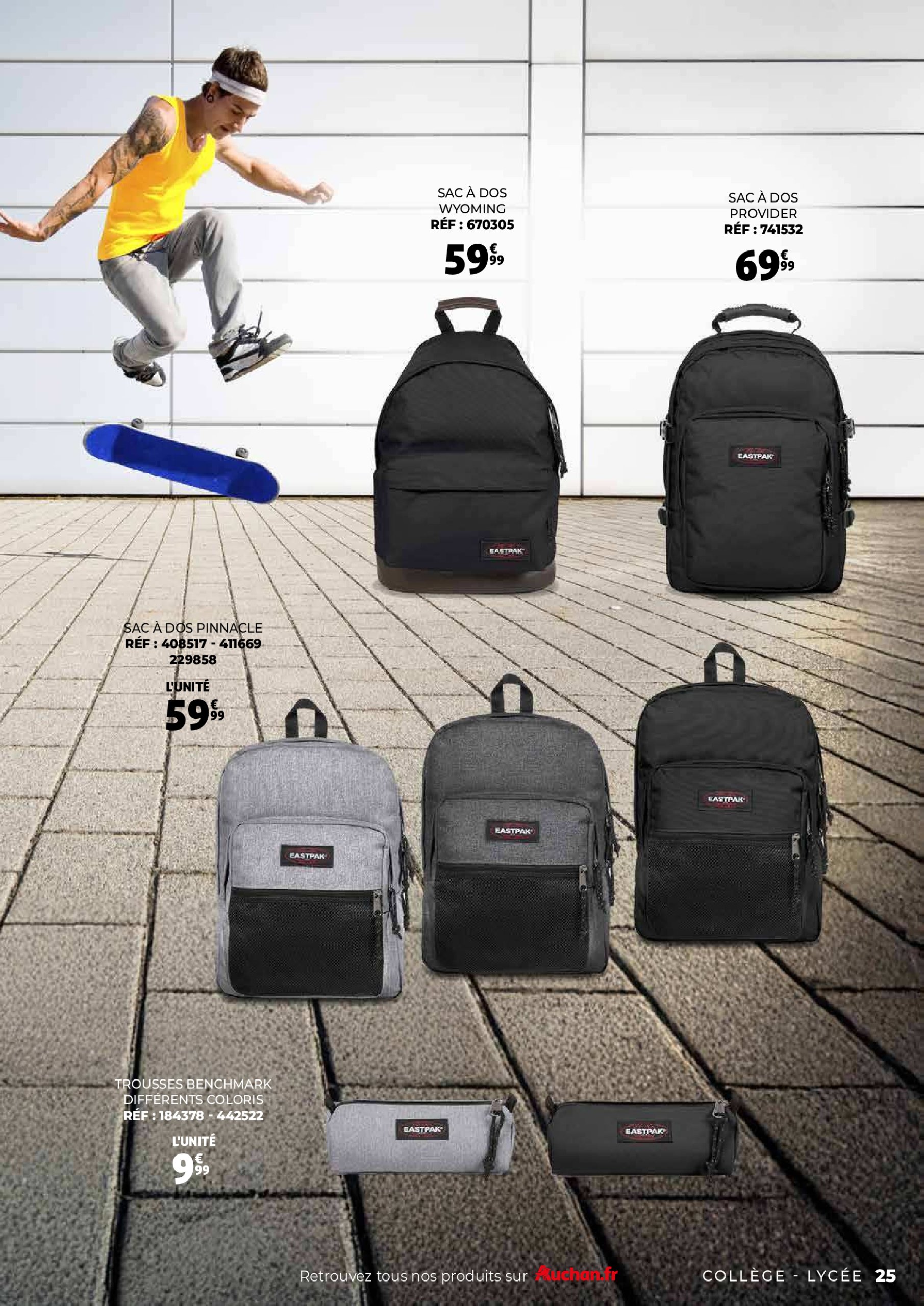 auchan - Auchan - Guide maroquinerie scolaire : C'est bon de rentrer moins cher folder geldig vanaf 01/07 - 31/08 - page: 25