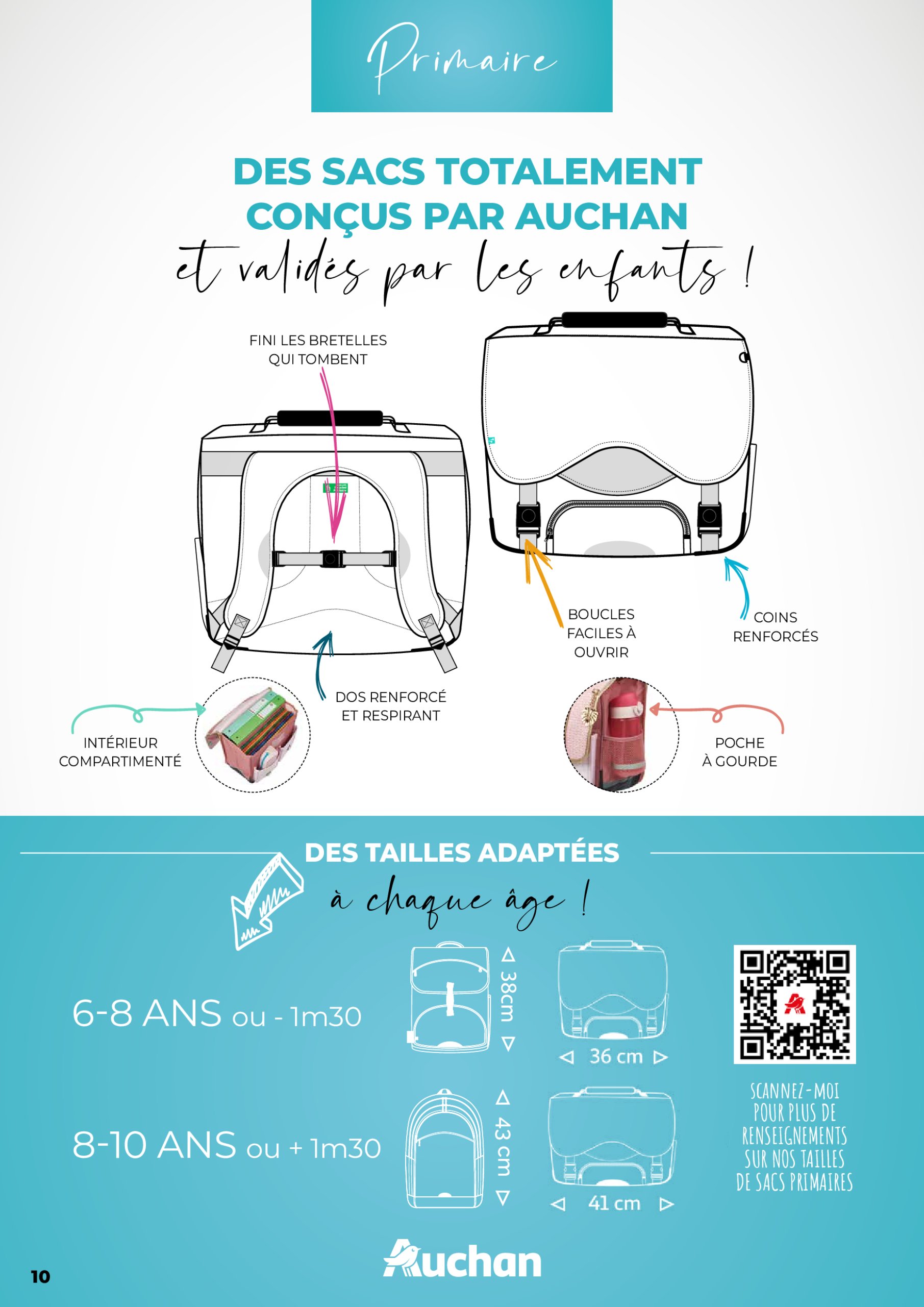 auchan - Auchan - Guide maroquinerie scolaire : C'est bon de rentrer moins cher folder geldig vanaf 01/07 - 31/08 - page: 10