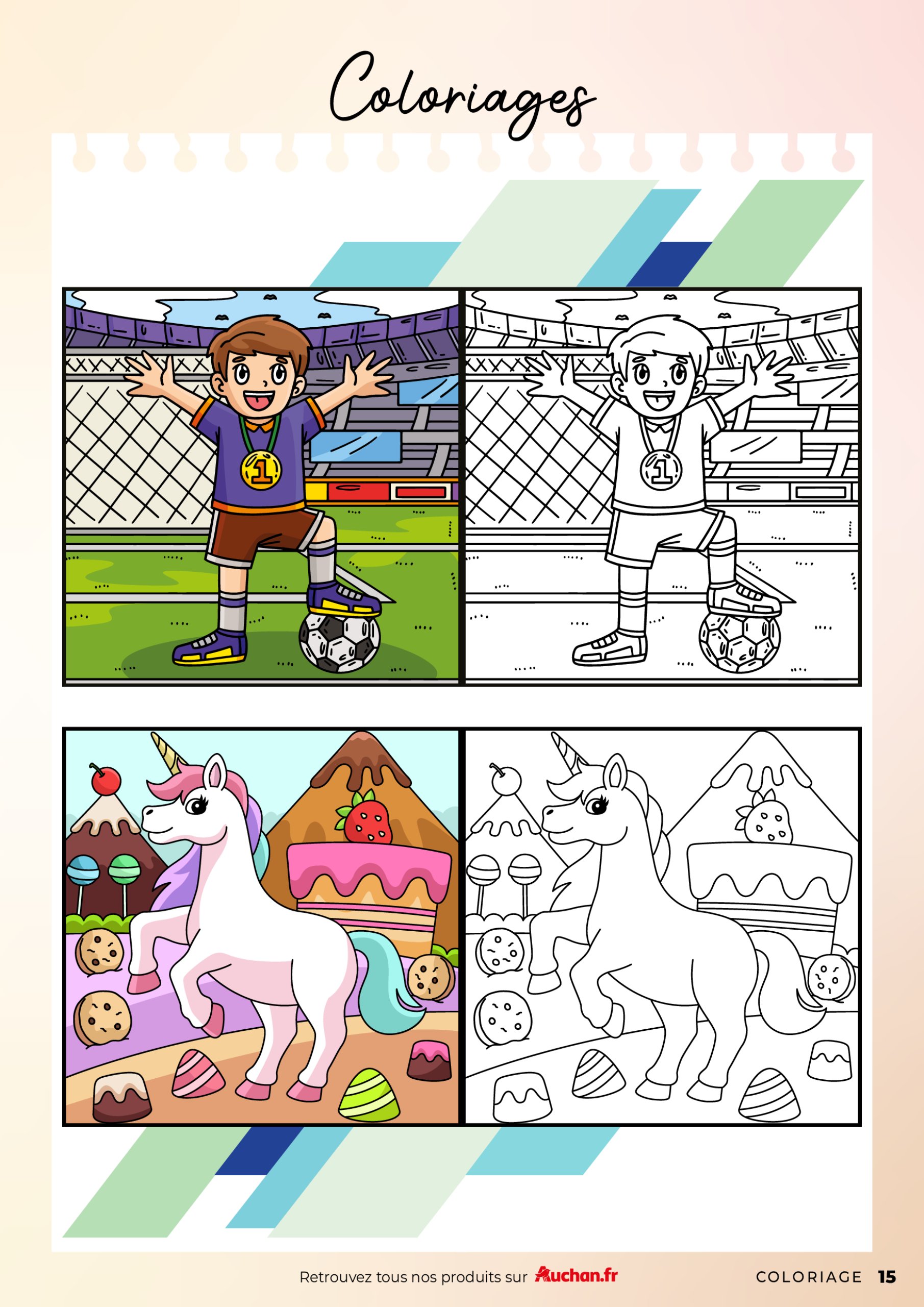 auchan - Auchan - Guide maroquinerie scolaire : C'est bon de rentrer moins cher folder geldig vanaf 01/07 - 31/08 - page: 15