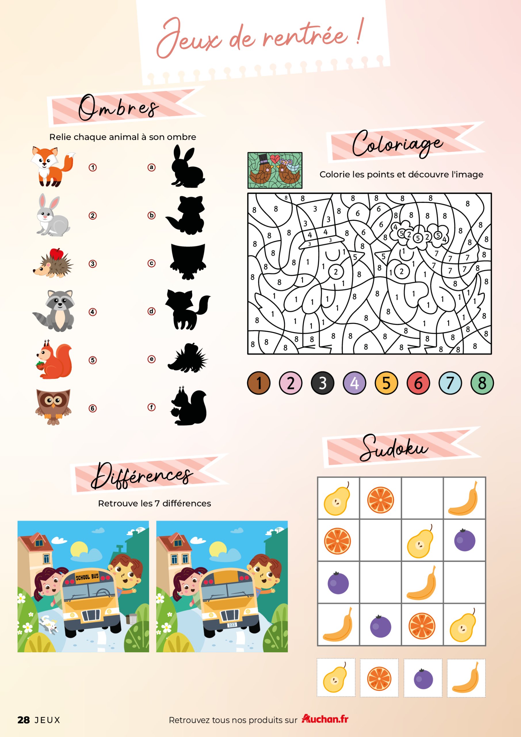 auchan - Auchan - Guide maroquinerie scolaire : C'est bon de rentrer moins cher folder geldig vanaf 01/07 - 31/08 - page: 28