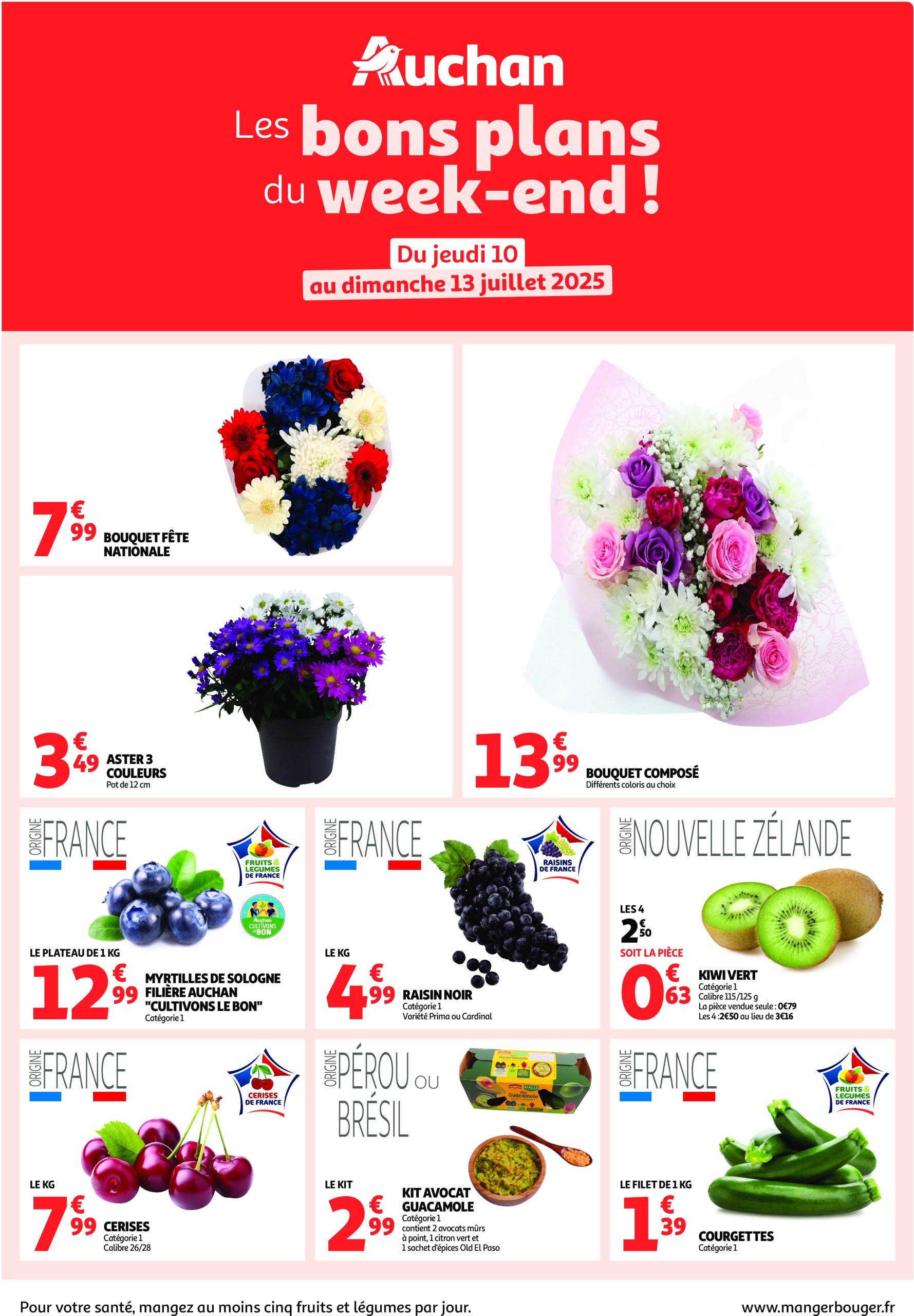 auchan - Auchan - Les bons plans du week-end dans votre hyper ! folder geldig vanaf 10/07 - 13/07