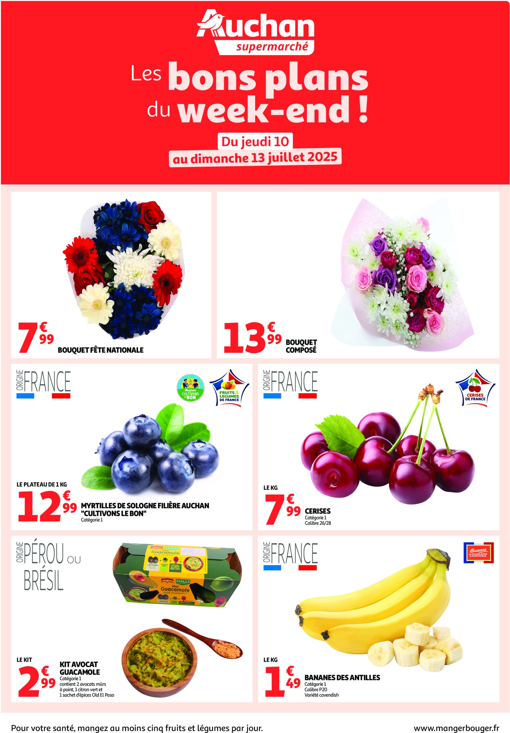 auchan - Auchan supermarché - Les bons plans du week-end dans votre super ! folder geldig vanaf 10/07 - 13/07