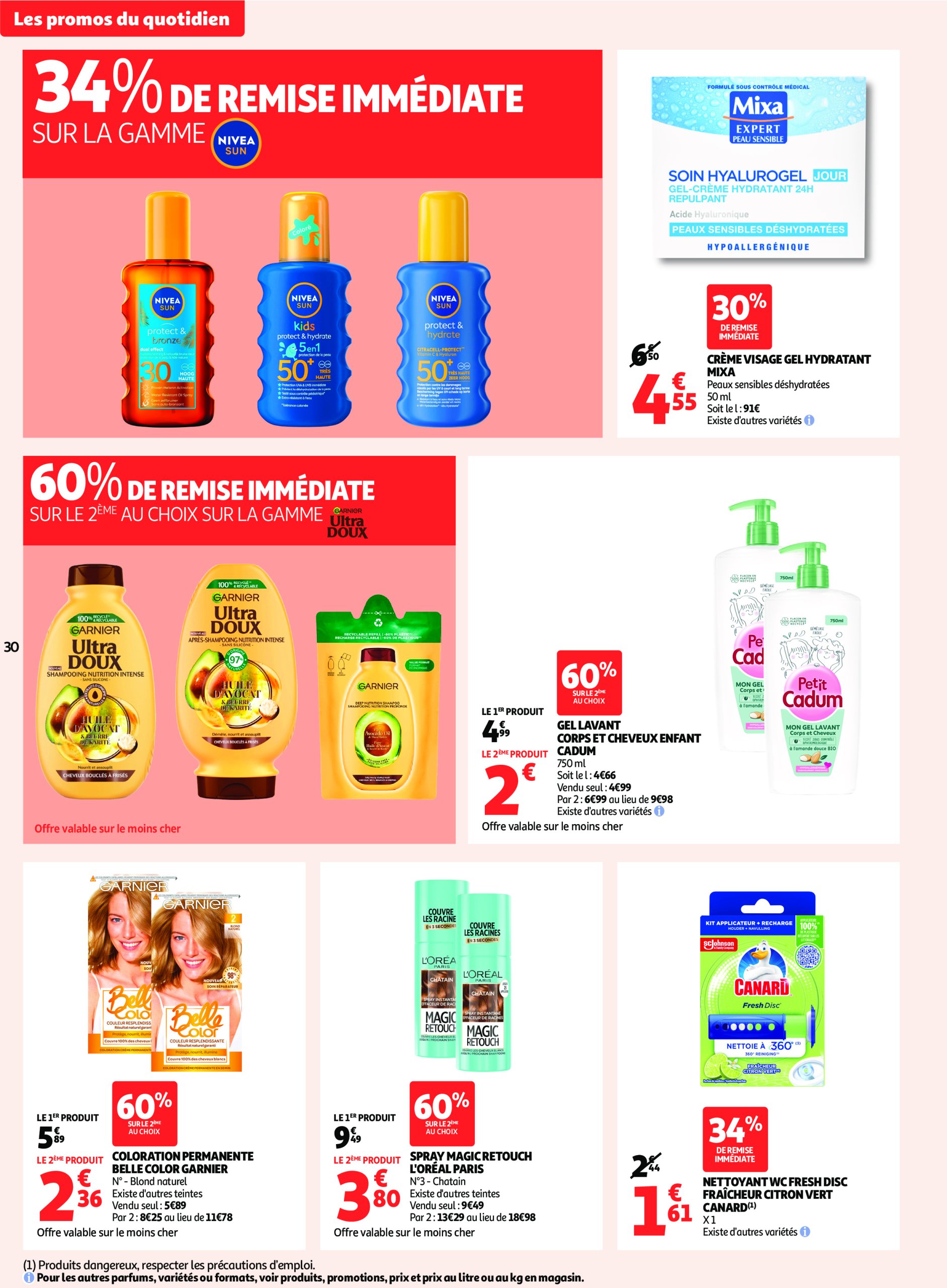 auchan - Auchan supermarché - C'est parti pour une année moins chère dans votre super folder geldig vanaf 16/07 - 26/07 - page: 30
