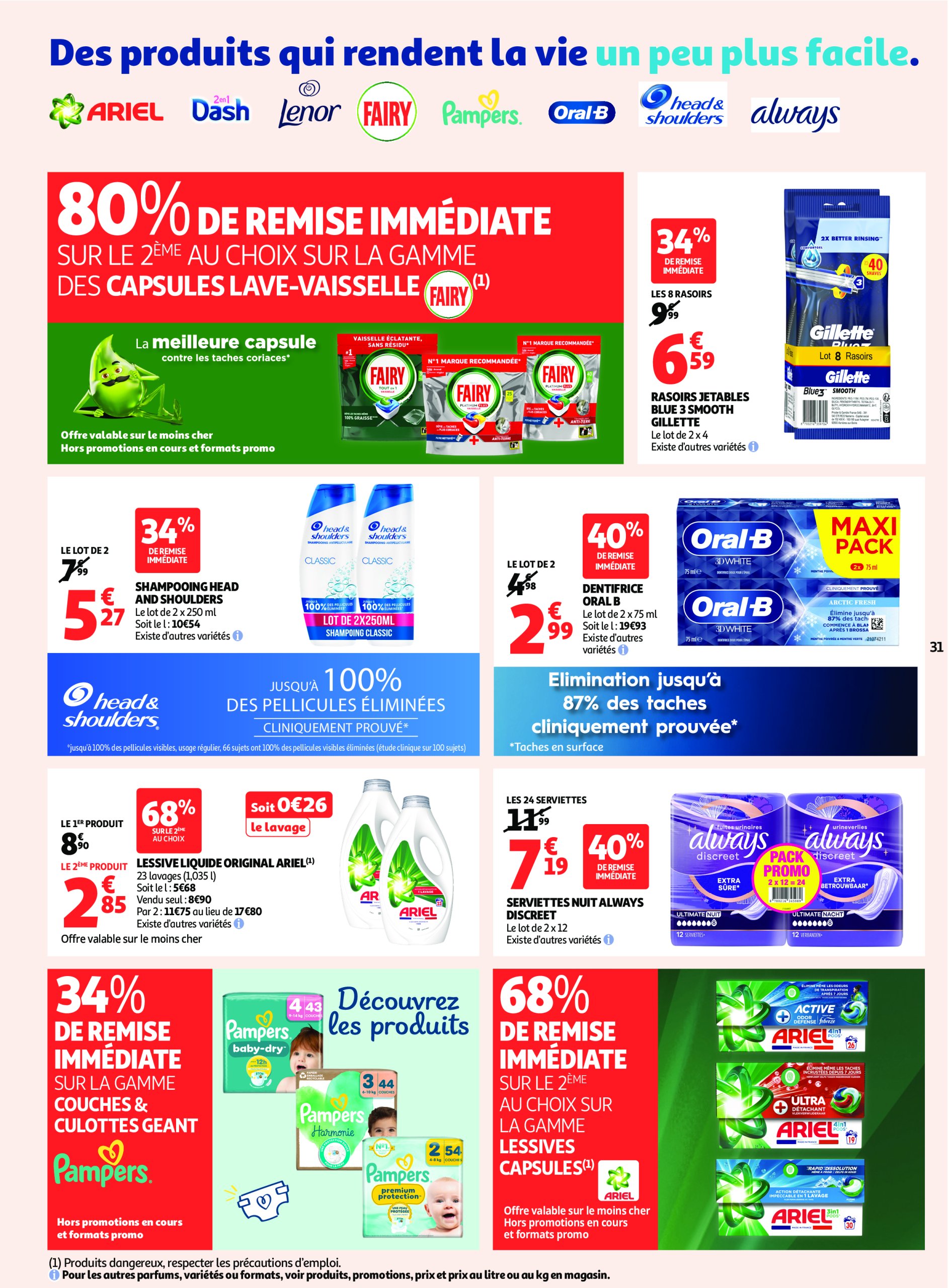 auchan - Auchan supermarché - C'est parti pour une année moins chère dans votre super folder geldig vanaf 16/07 - 26/07 - page: 31